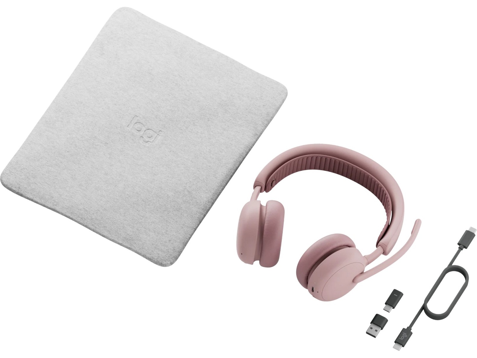 Logitech Zone Trådløst Headset 2 ES for Business (rose) Headset