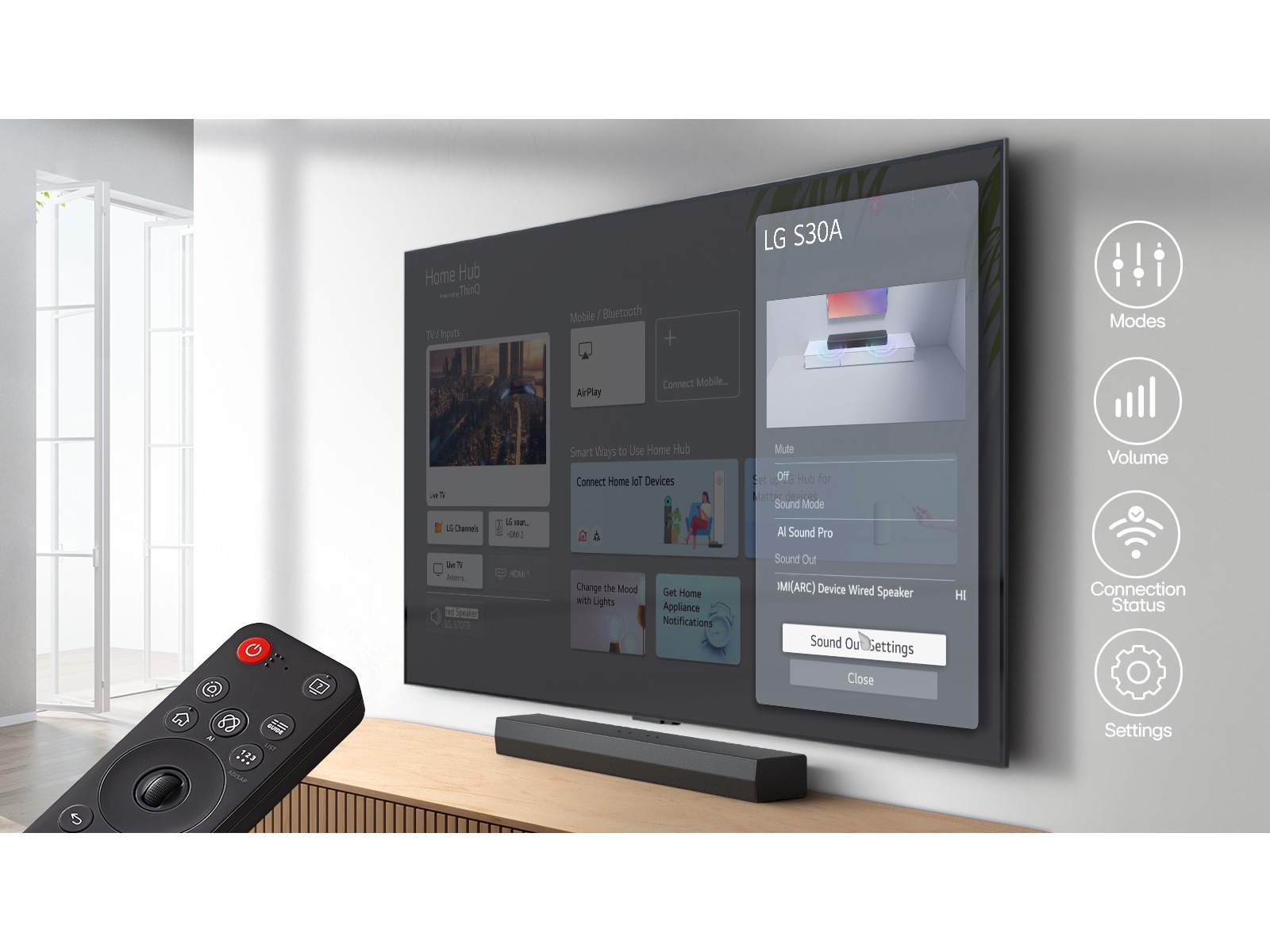 LG Soundbar NS30A Lydplanker