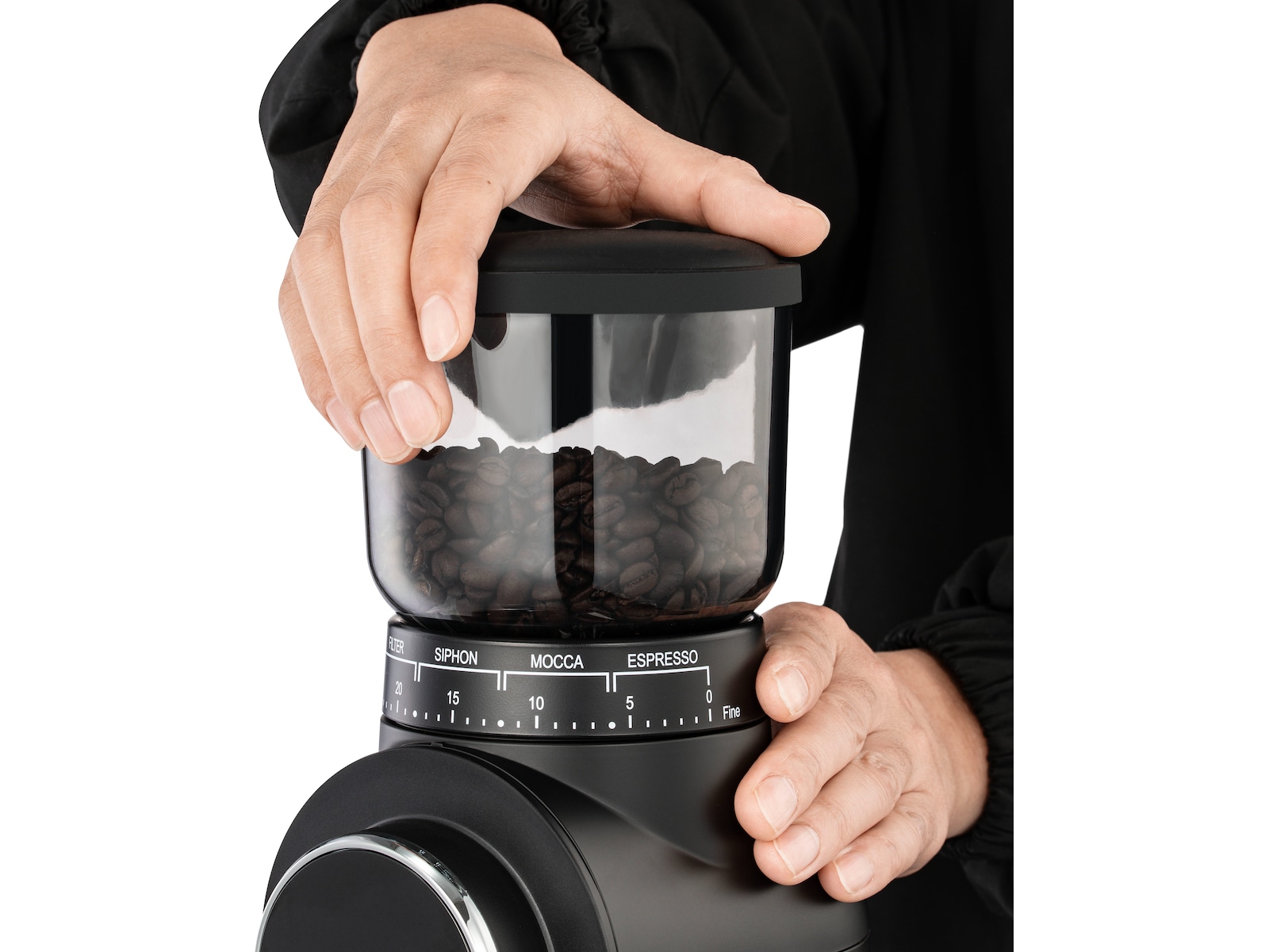 Loeffen LFCG1000 kaffekvern med 30 innstillinger Kaffekverner