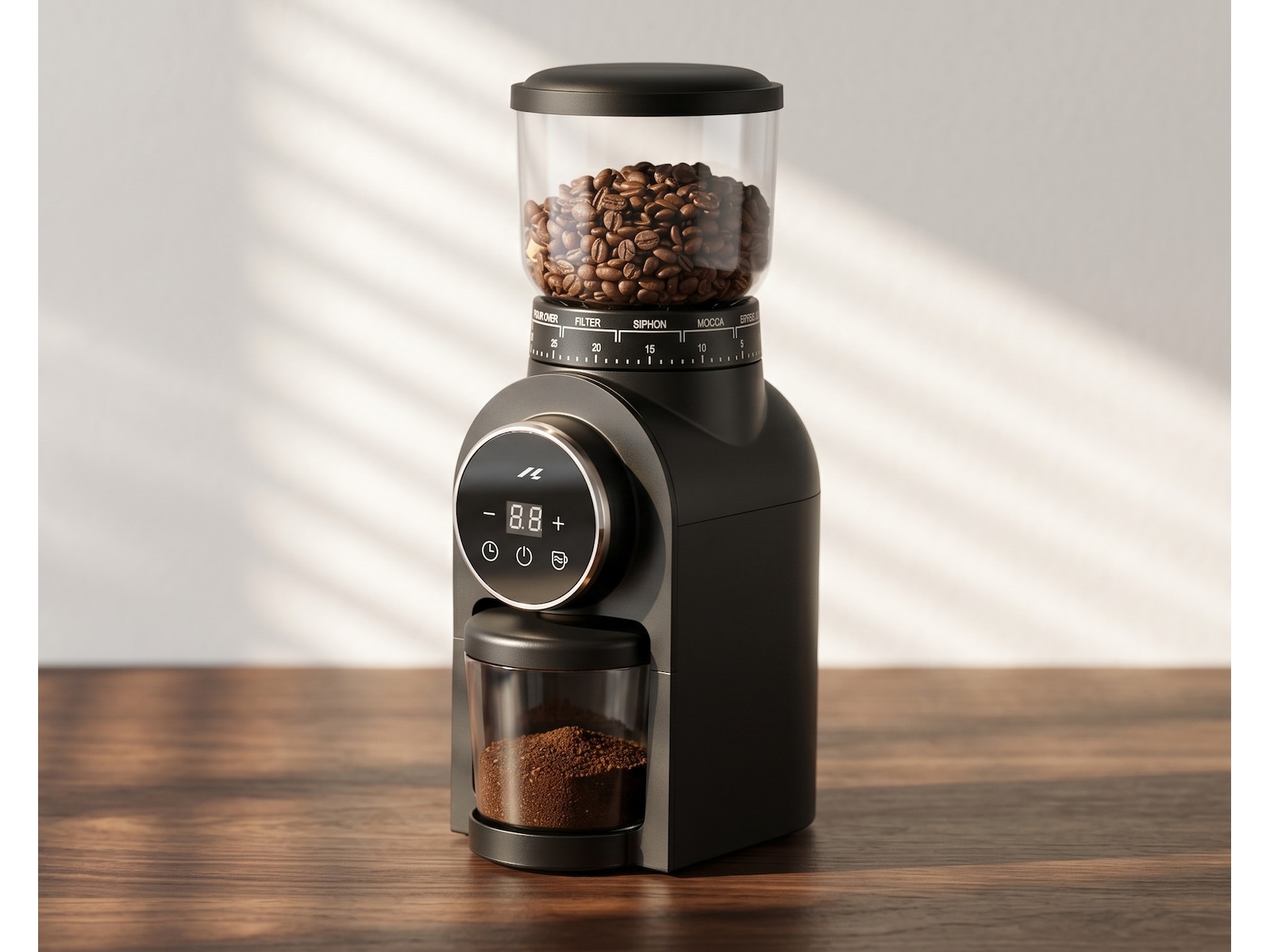 Loeffen LFCG1000 kaffekvern med 30 innstillinger Kaffekverner