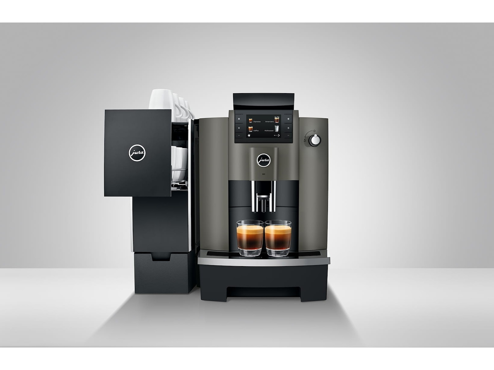 JURA W4 Profesjonell kaffemaskin (Dark Inox) Espressomaskiner
