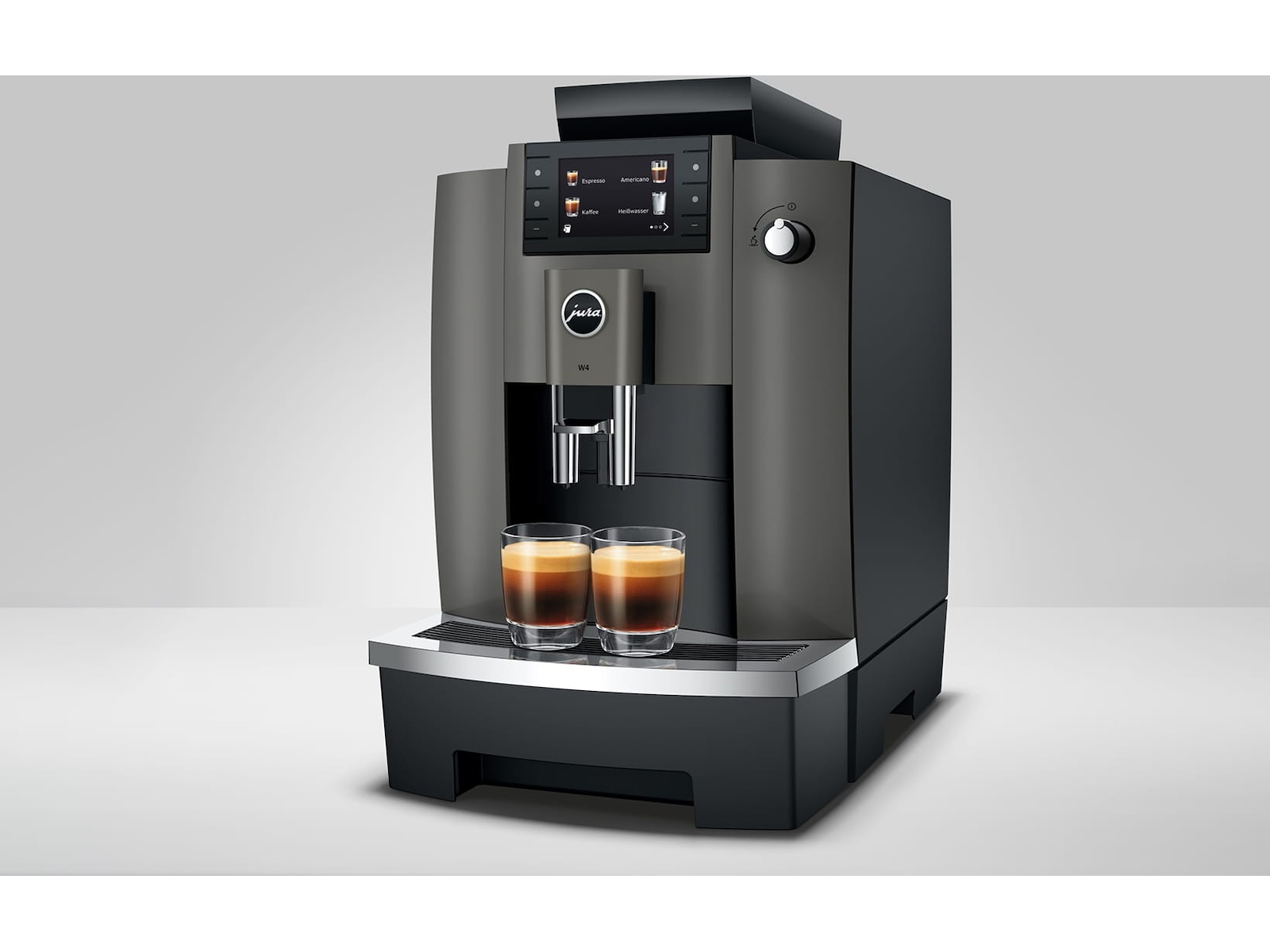 JURA W4 Profesjonell kaffemaskin (Dark Inox) Espressomaskiner