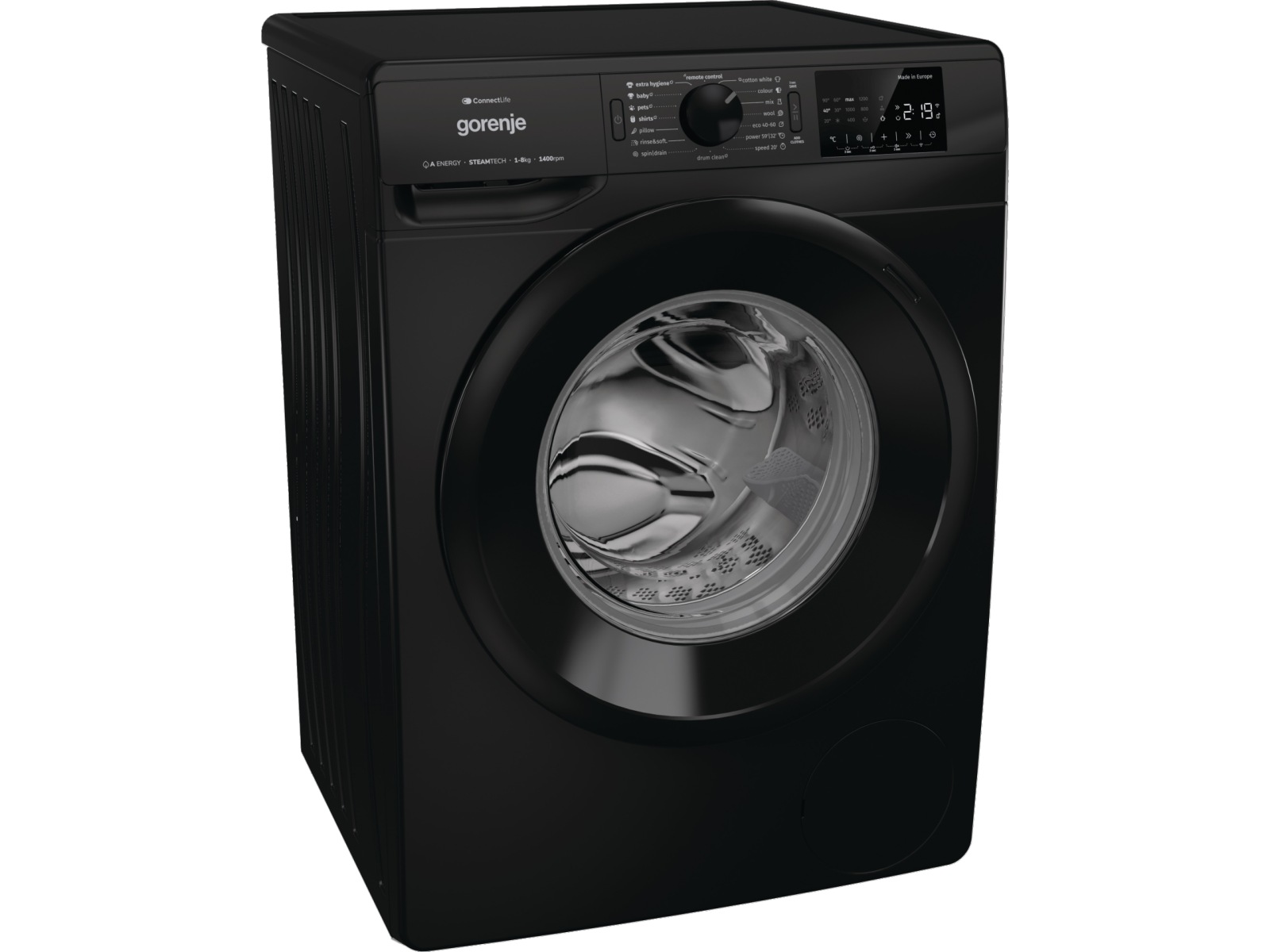 Gorenje WPNEI84A1SW/B Vaskemaskin (sort) -B-Grade Demo vask & tørk