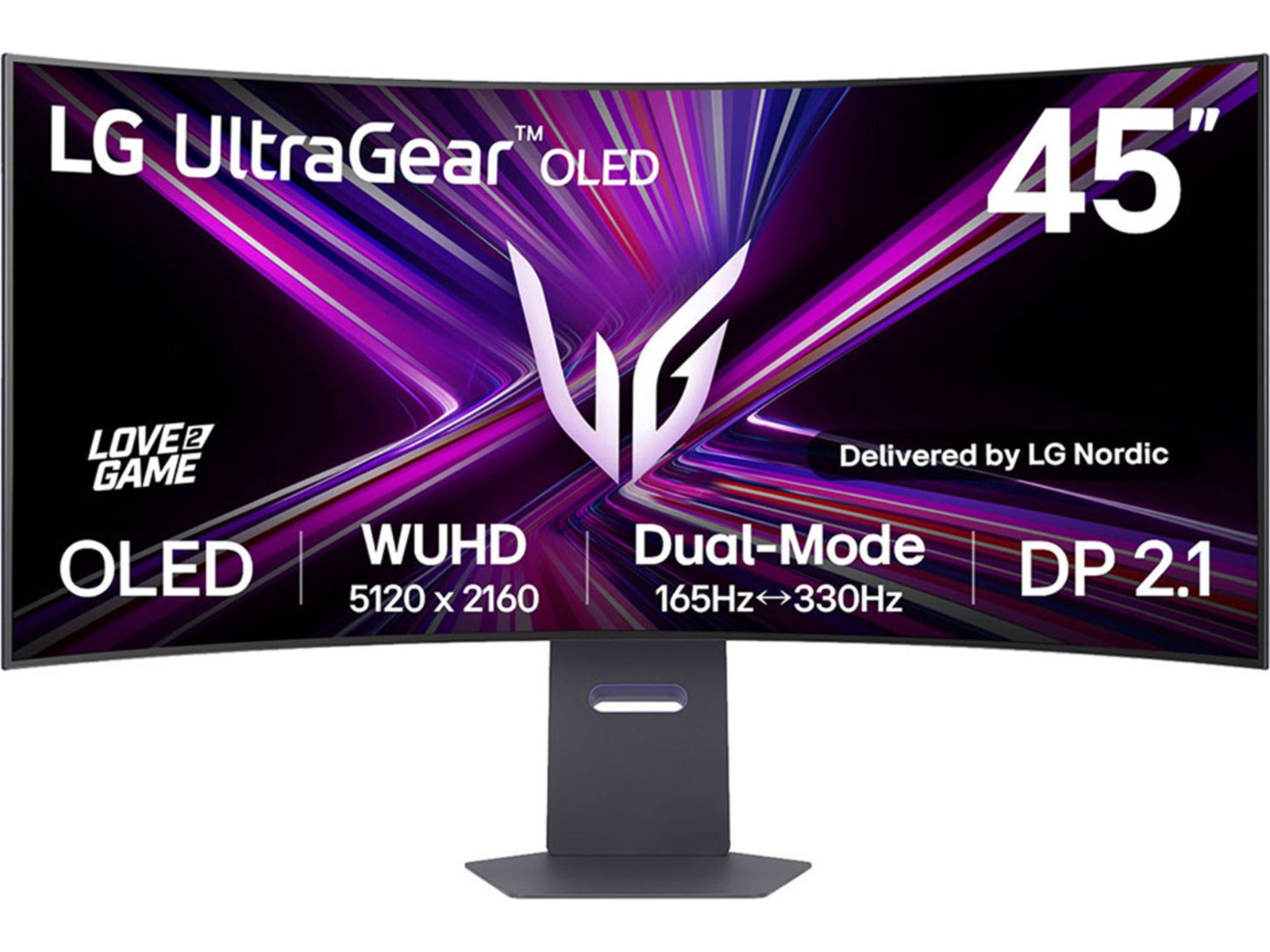 LG 45" UltraGear curved gamingskjerm 45GX950A Skjermer