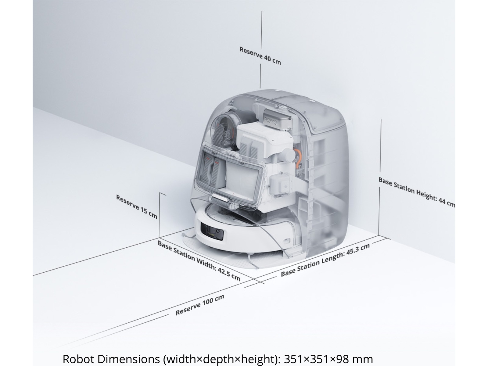 DJI ROMO P Robotstøvsugere