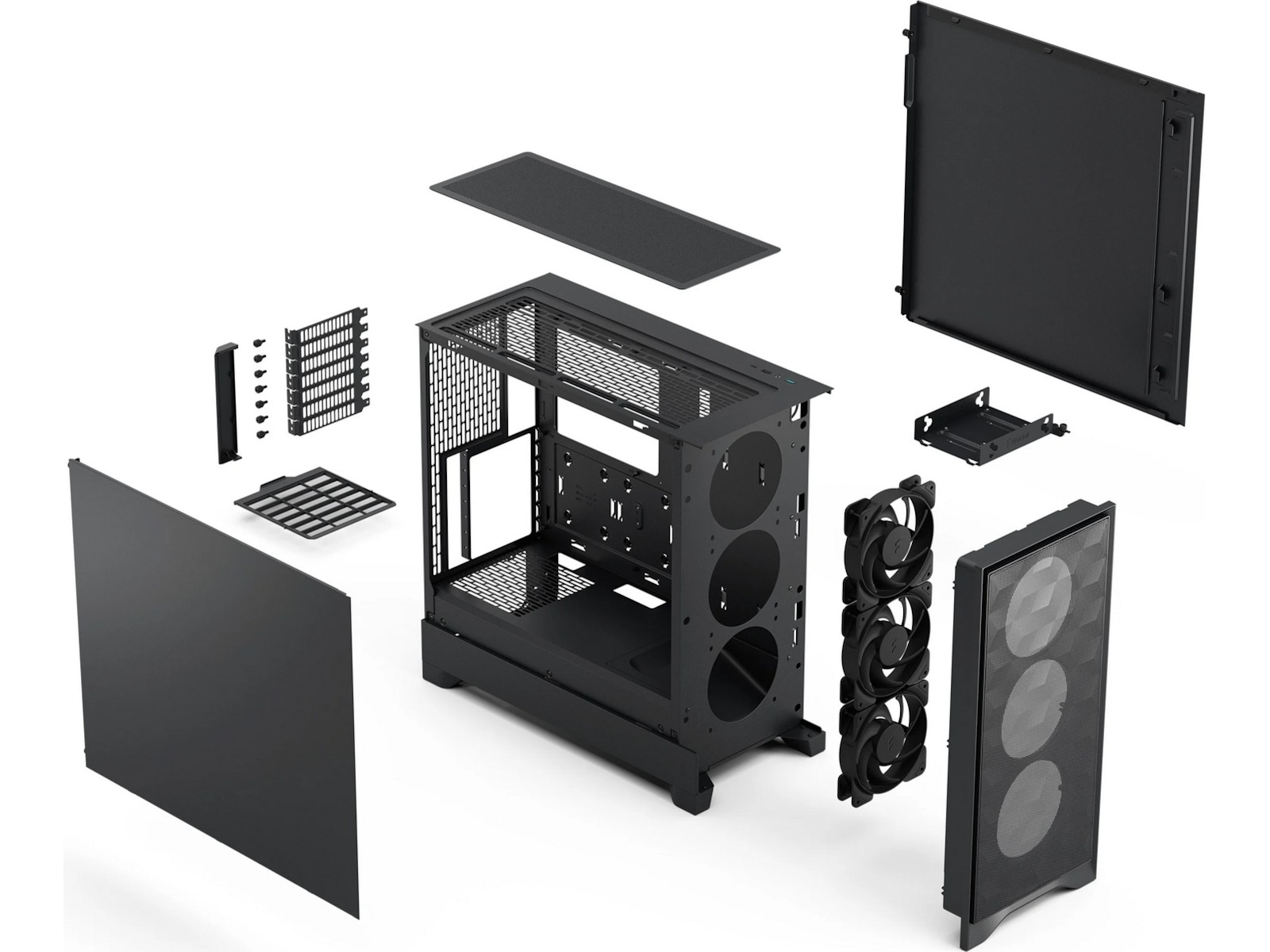 Fractal Design Pop 2 Air Solid Mid Tower (sort) Midi tower