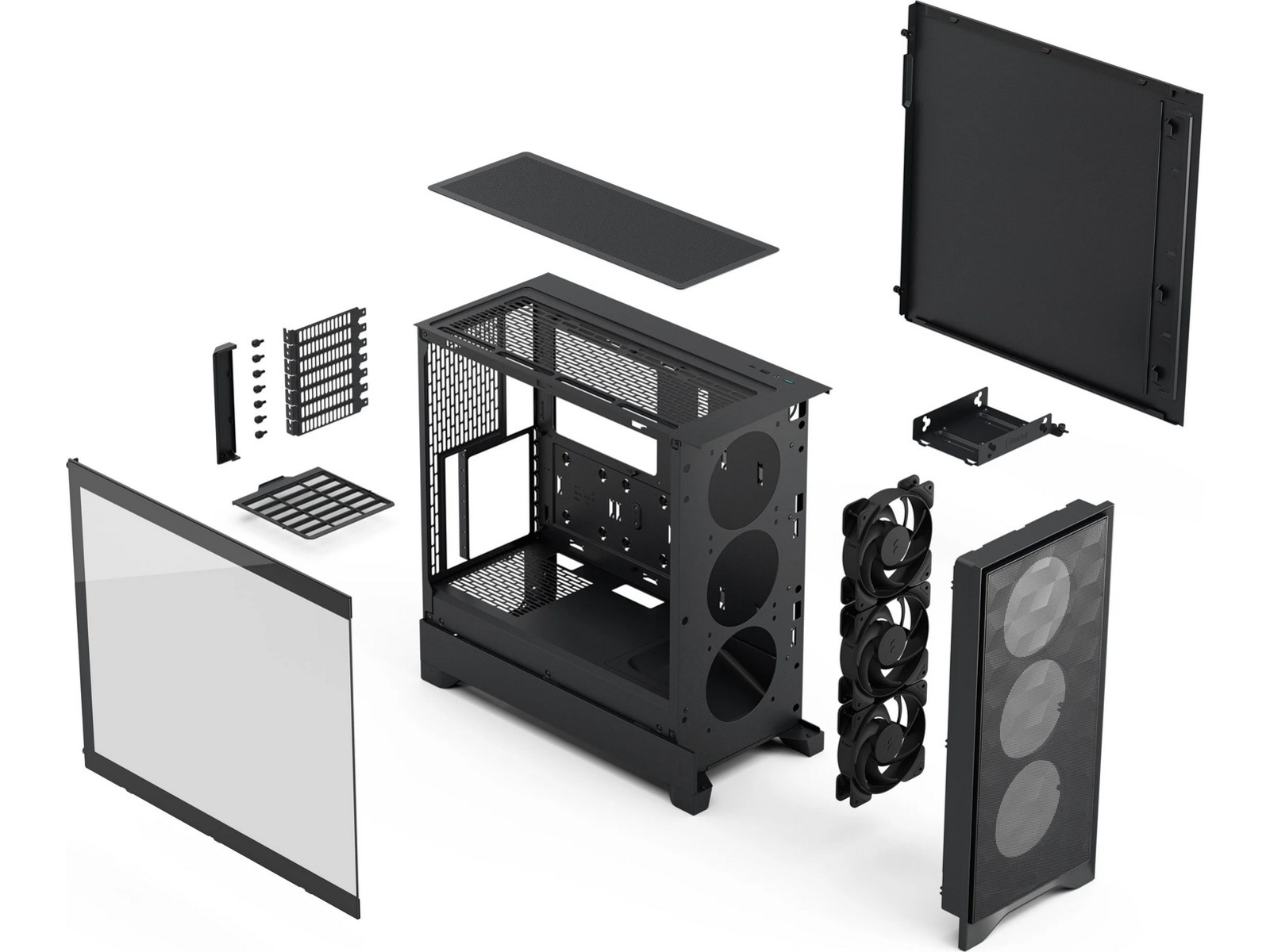 Fractal Design Pop 2 Air TG Mid Tower (sort) Midi tower