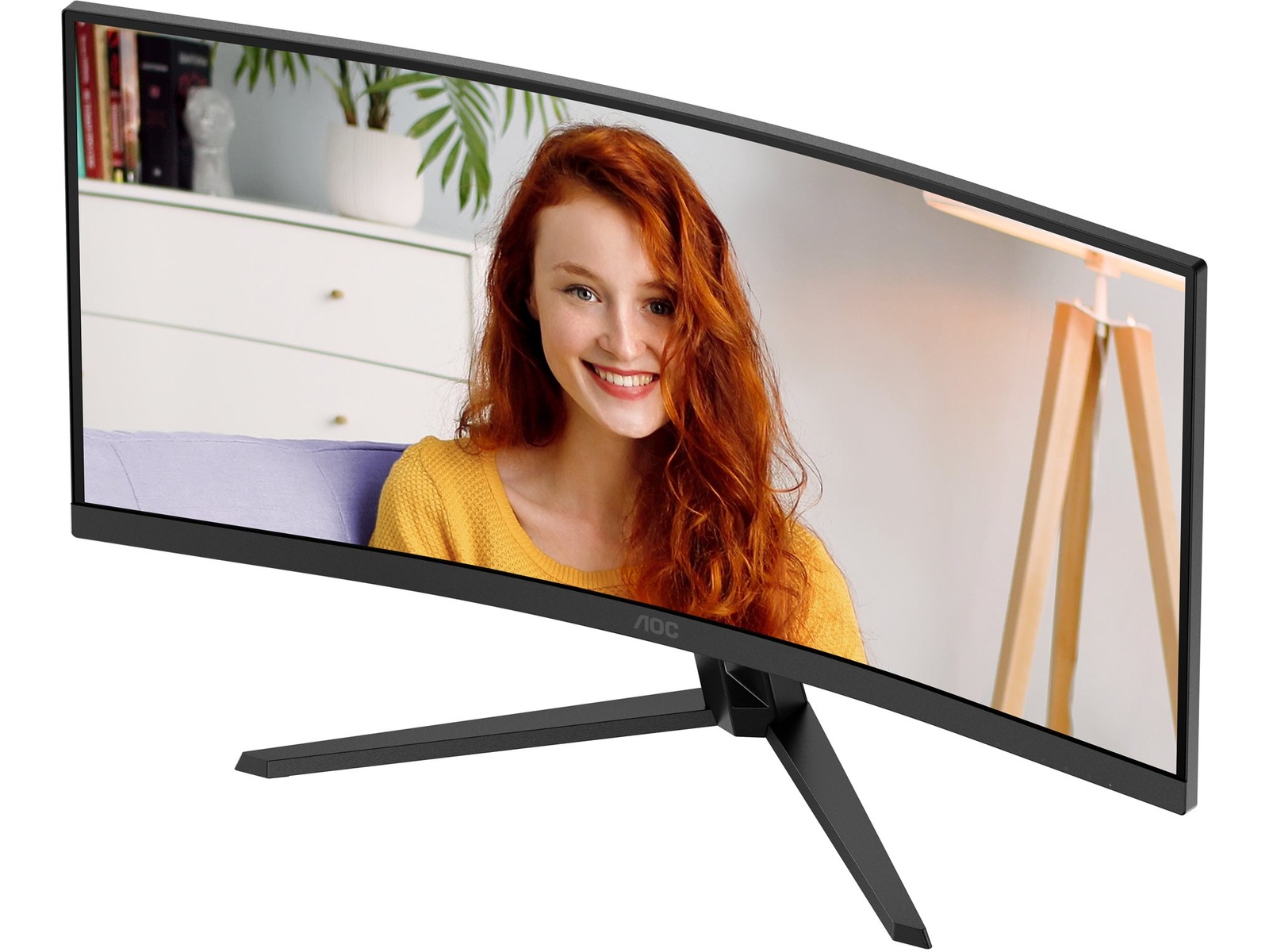 AOC 34" curved skjerm CU34B3E Skjermer