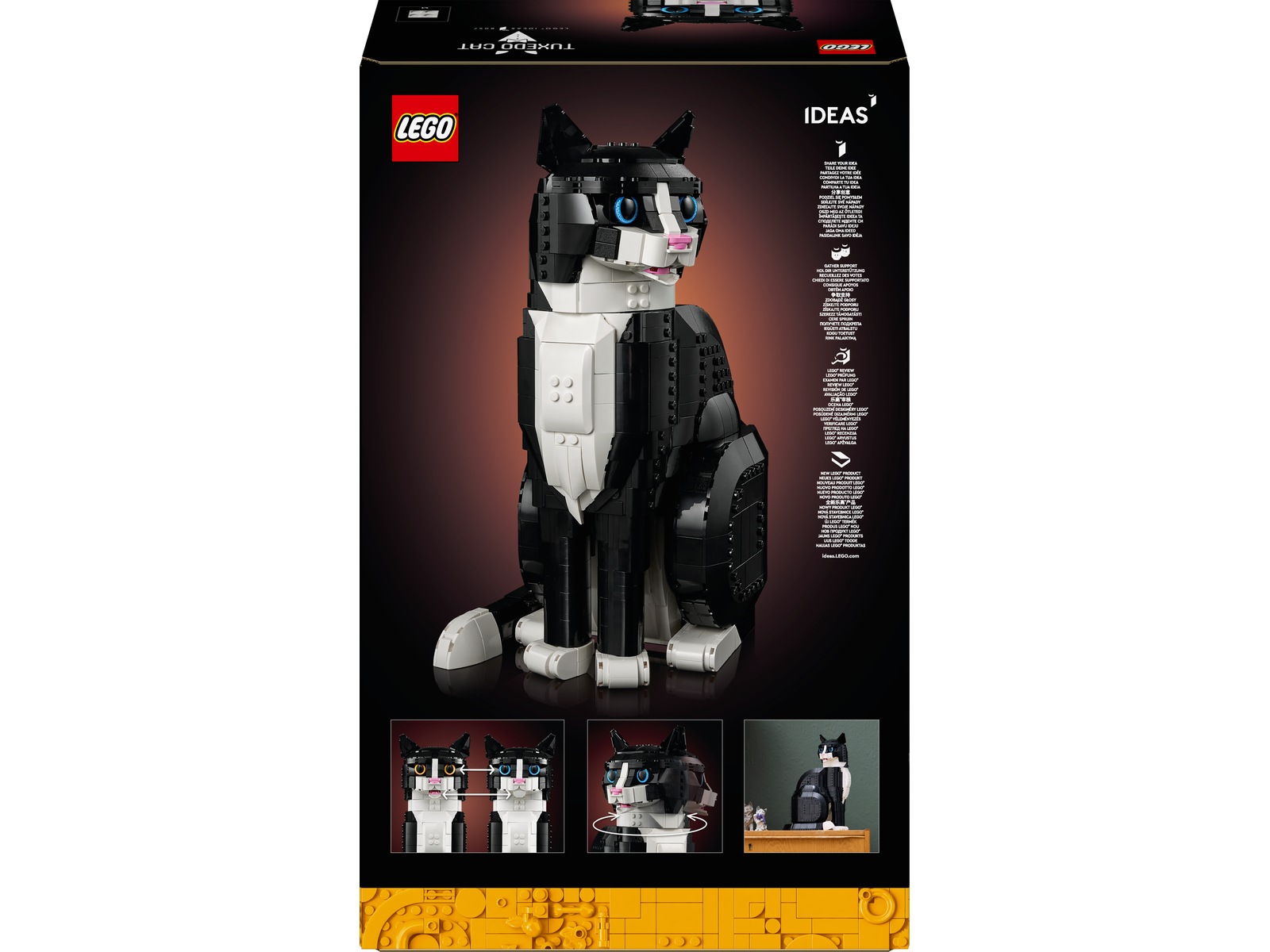 LEGO Icons Svart-hvit katt 21349 LEGO