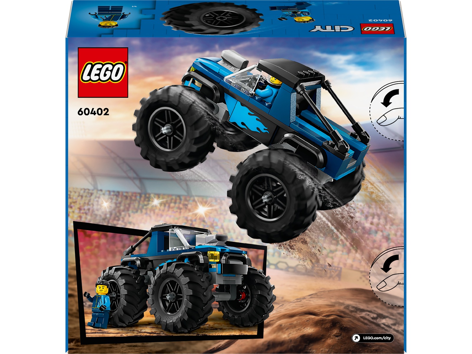 LEGO City Great Vehicles Blå monstertruck 60402 LEGO