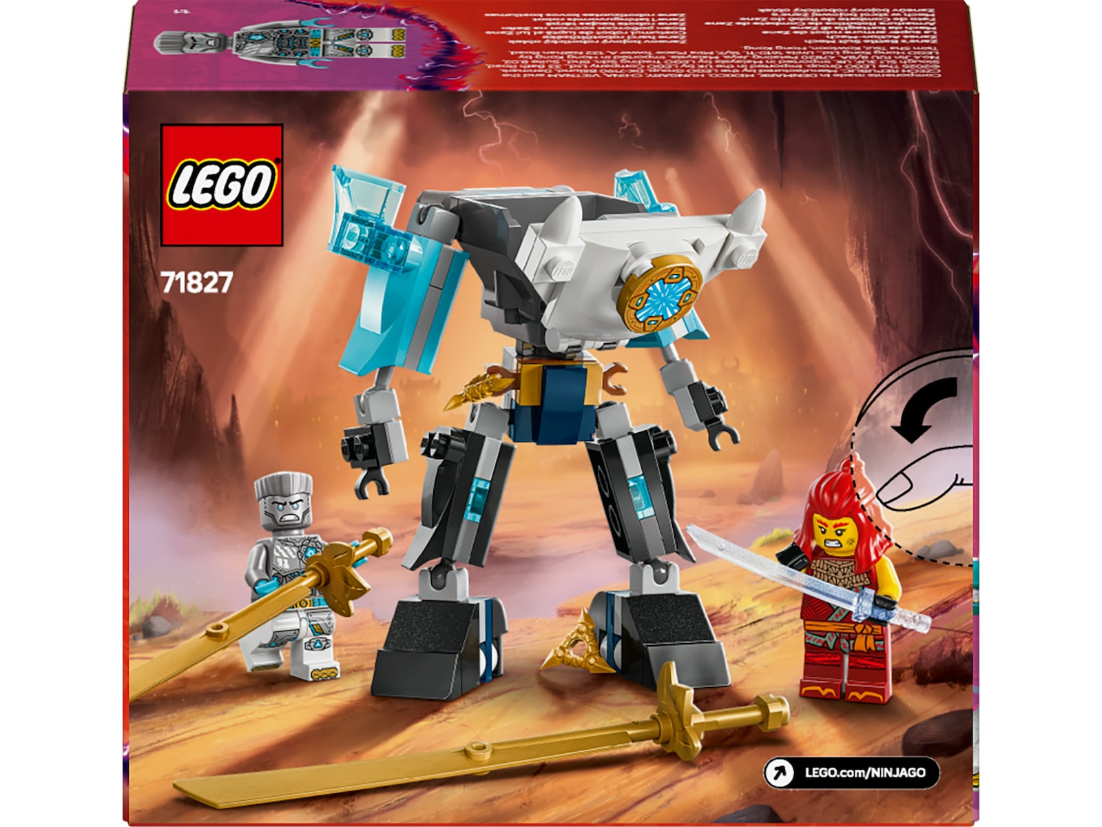 LEGO Ninjago Zanes kamp-robotdrakt 71827 LEGO