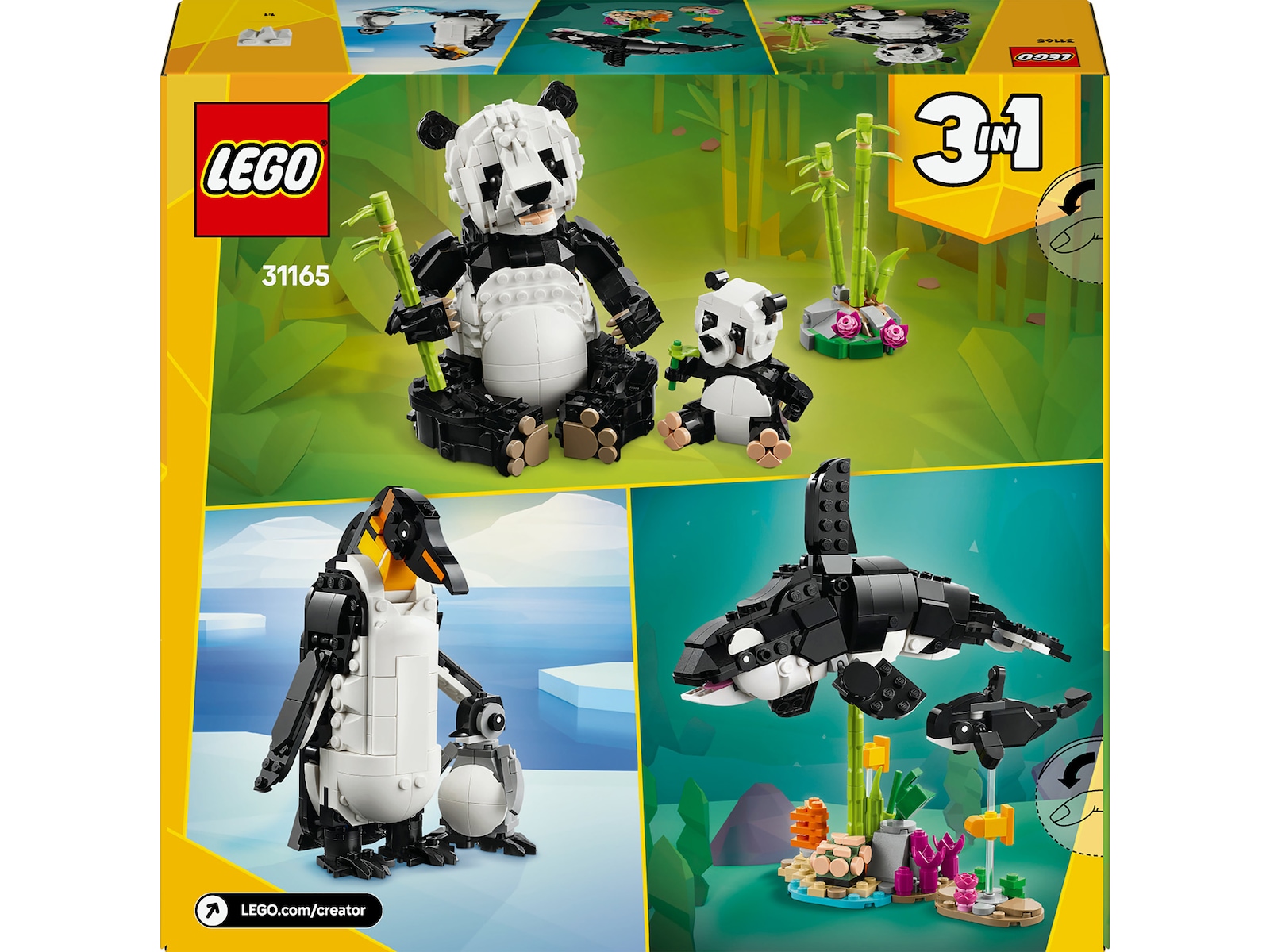 LEGO Creator Ville dyr: pandafamilie 31165 LEGO