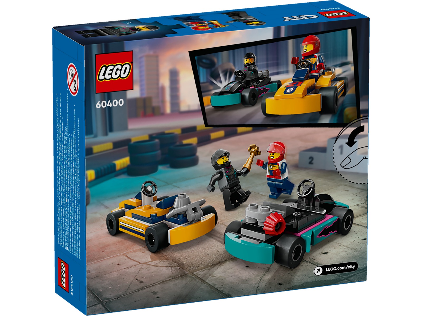 LEGO City Great Vehicles Gokarter og racerfører 60400 LEGO