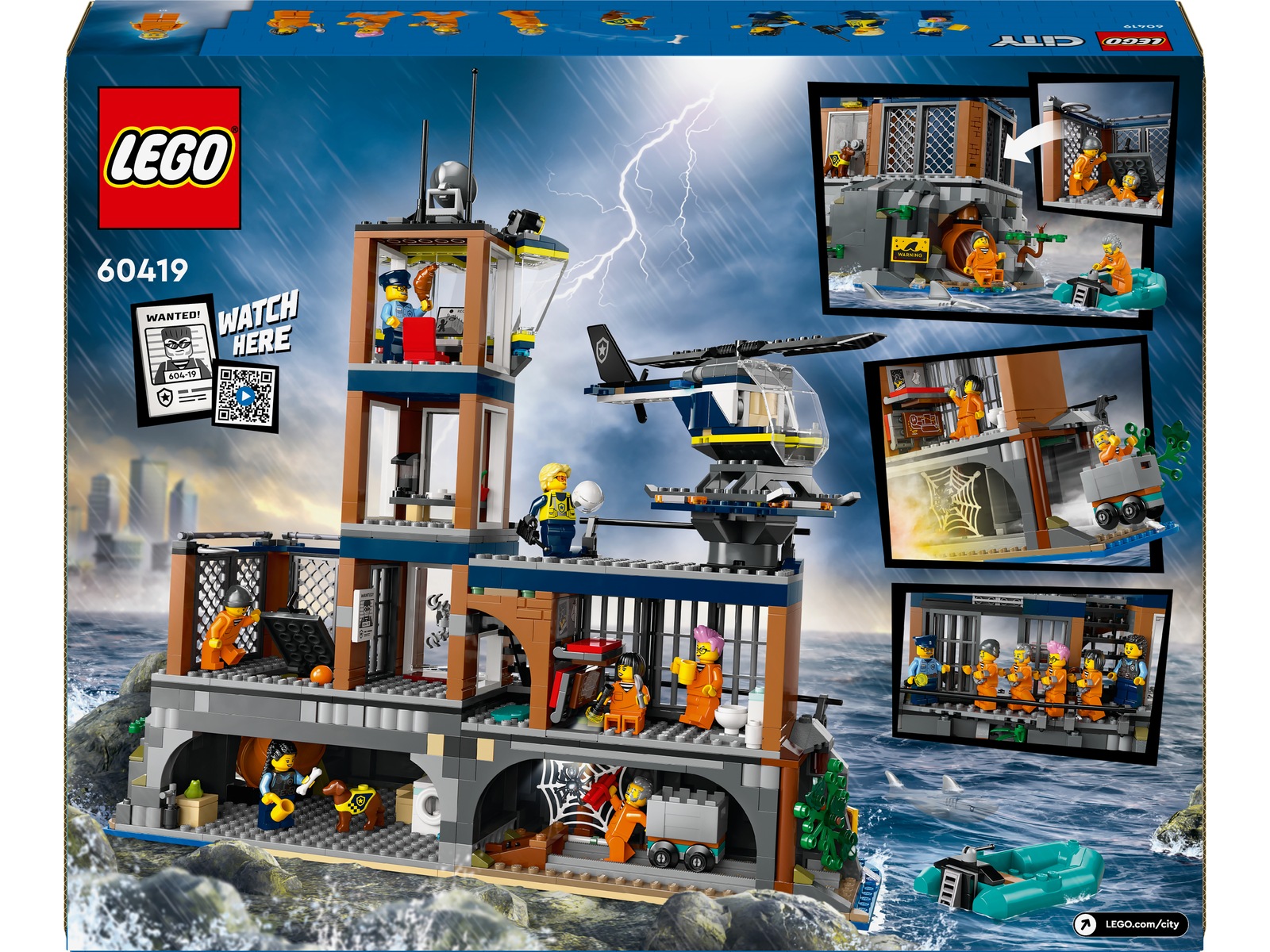LEGO City Police Polisens fengselsøy 60419 LEGO