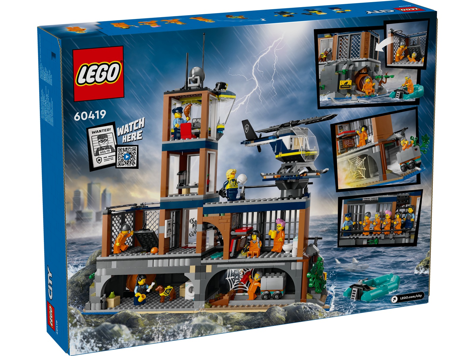 LEGO City Police Polisens fengselsøy 60419 LEGO