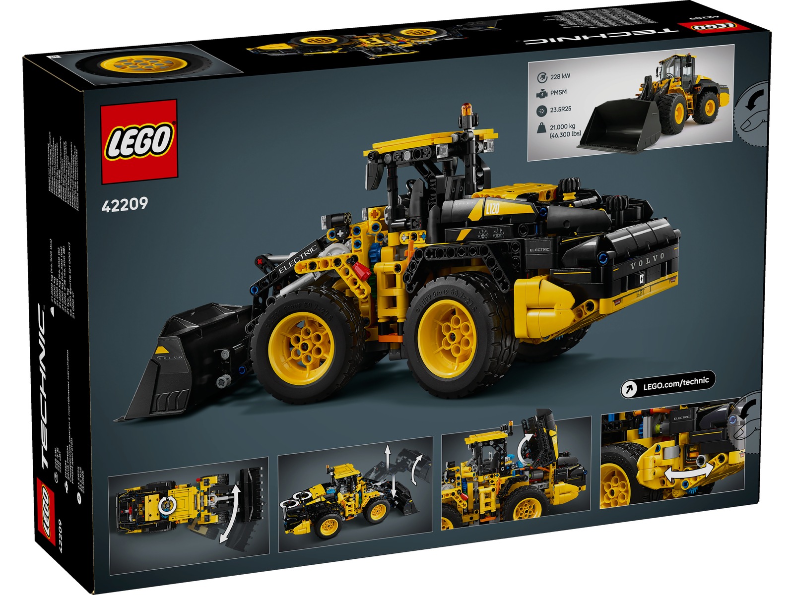 LEGO Technic Volvo L120 el-drevet hjullaster 42209 LEGO