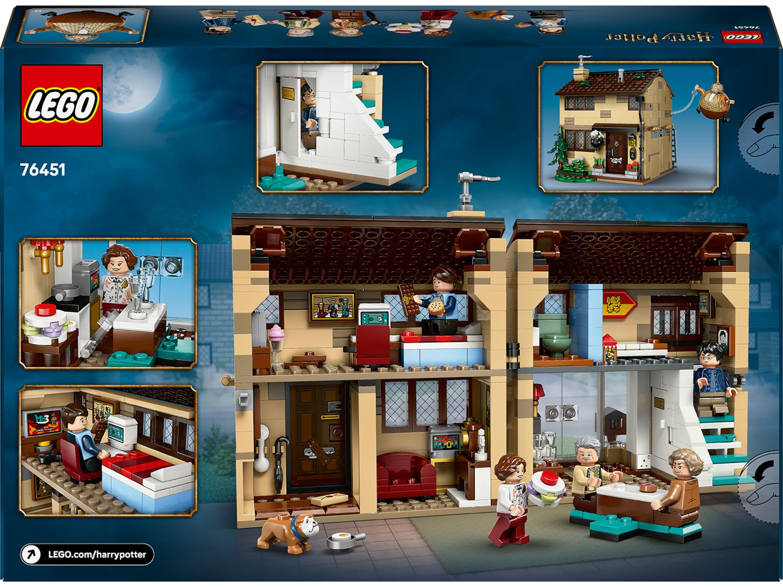 LEGO Harry Potter Privet Drive: faster Marges besøk 76451 LEGO