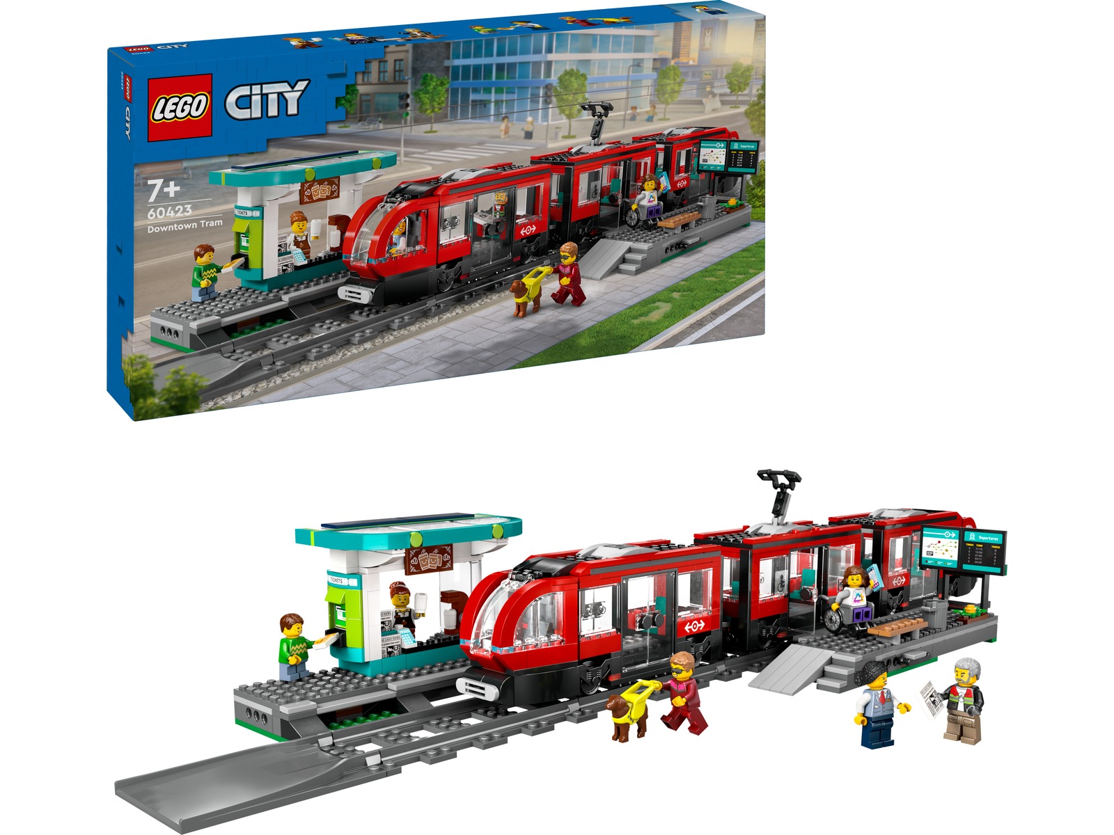 LEGO City Spårvogn og stasjon 60423 LEGO