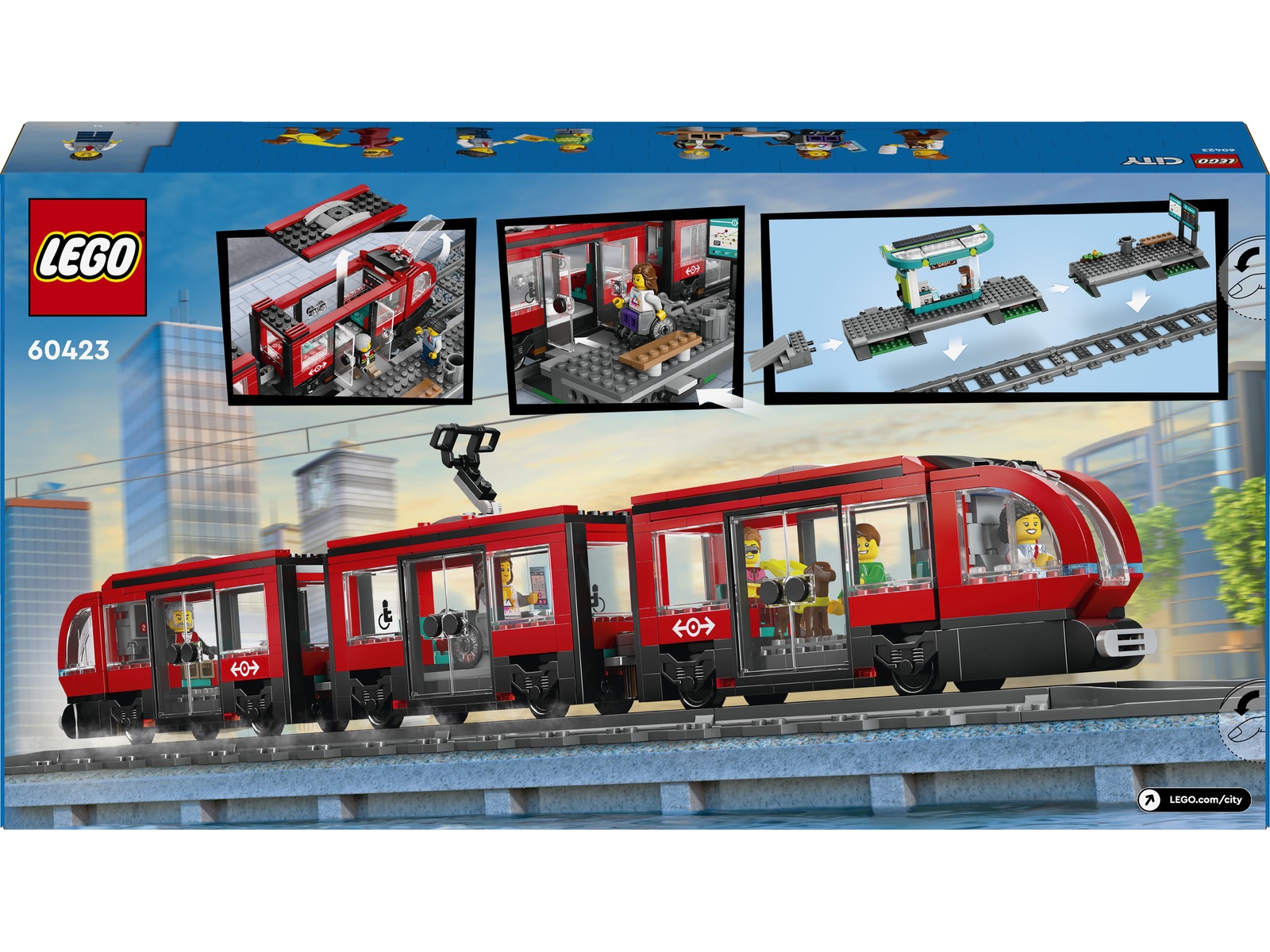 LEGO City Spårvogn og stasjon 60423 LEGO