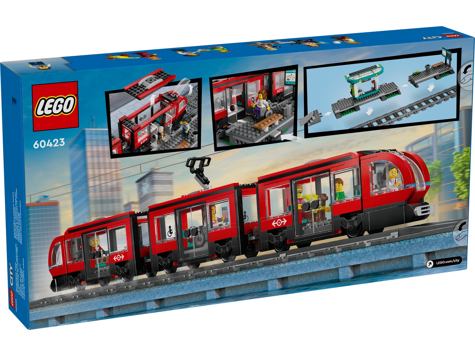LEGO City Spårvogn og stasjon 60423 LEGO