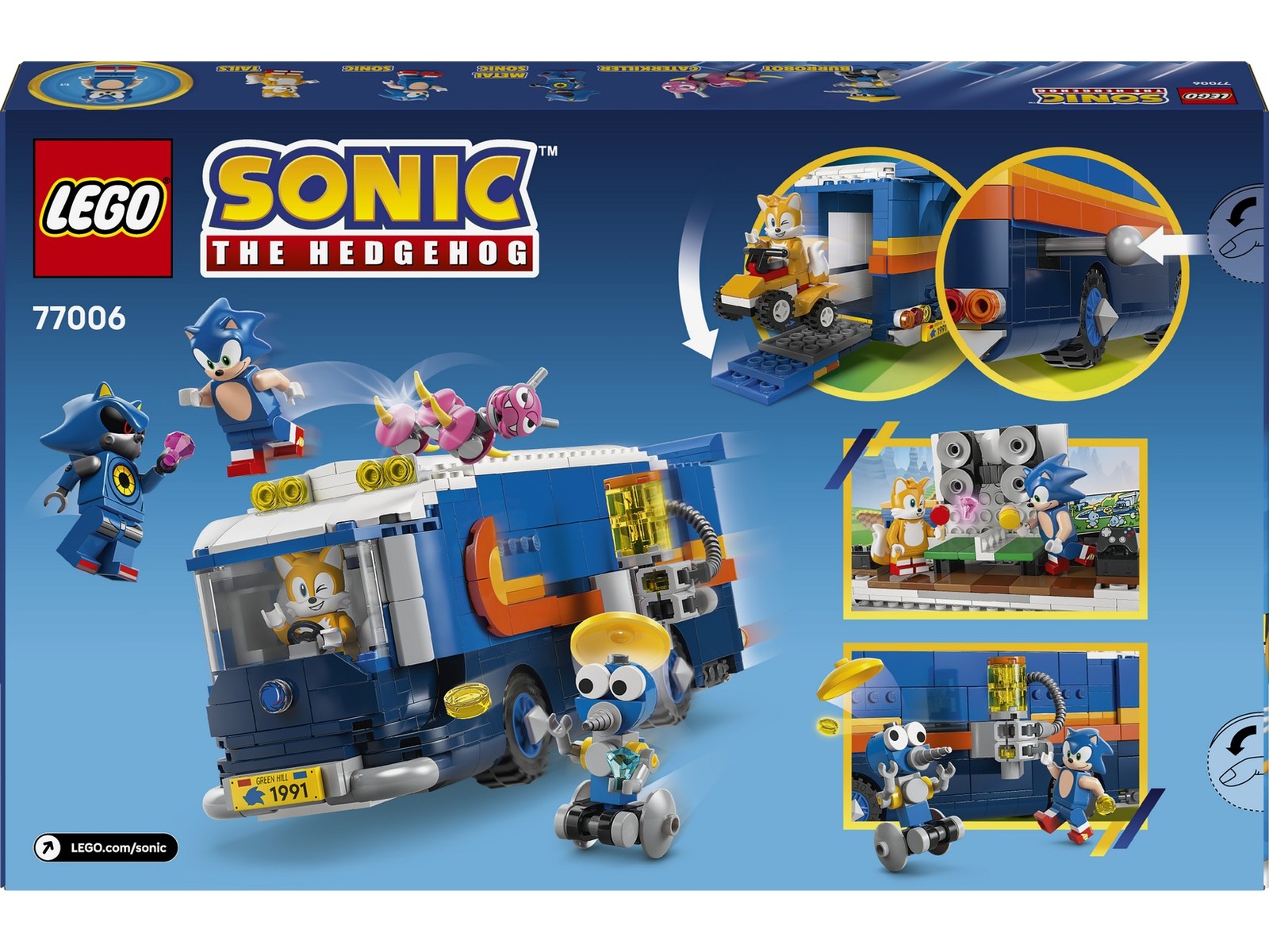 LEGO Sonic Team Sonics kommandotrailer 77006 LEGO