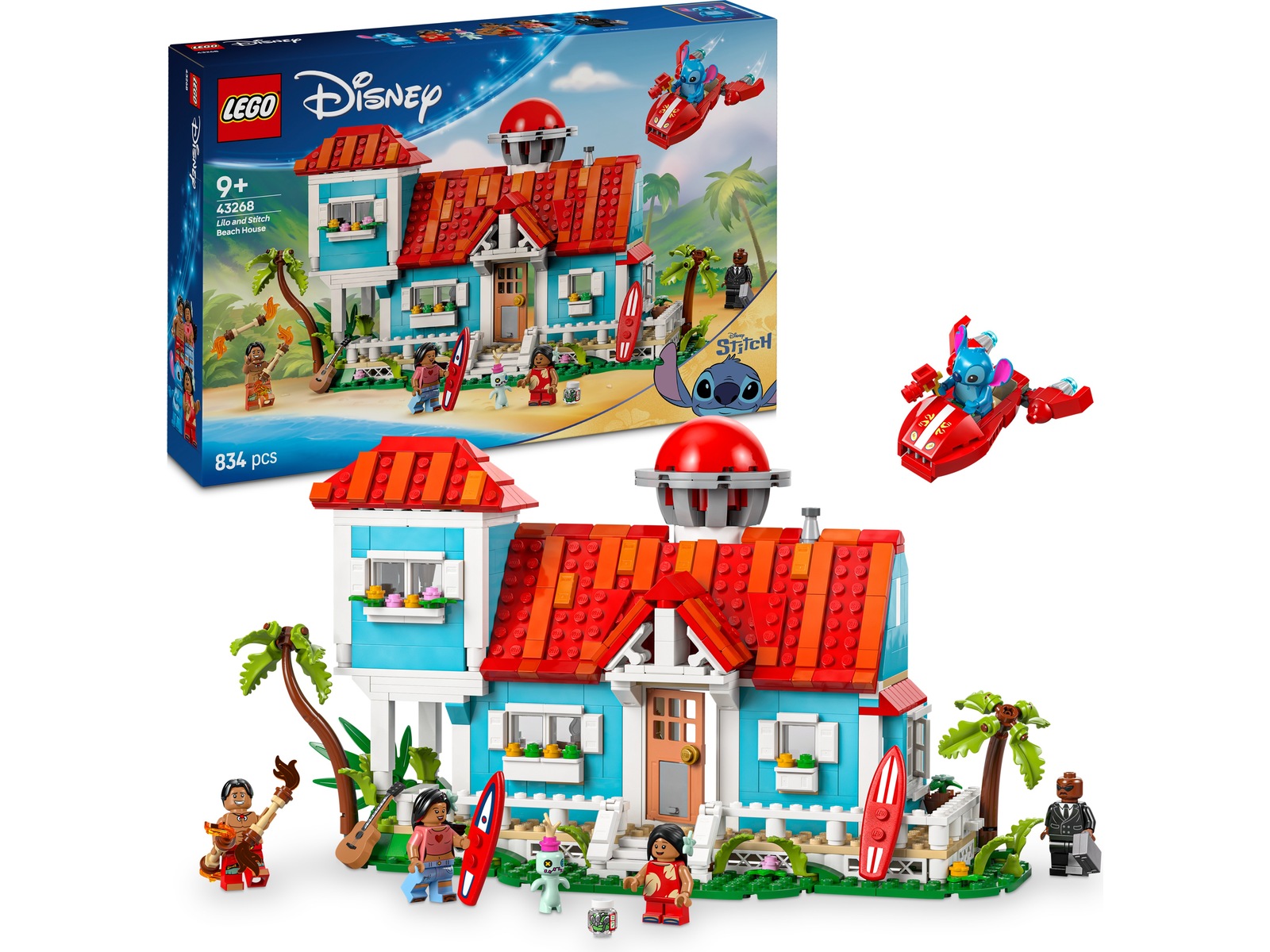LEGO Disney Classic Strandhuset til Lilo og Stitch 43268 LEGO