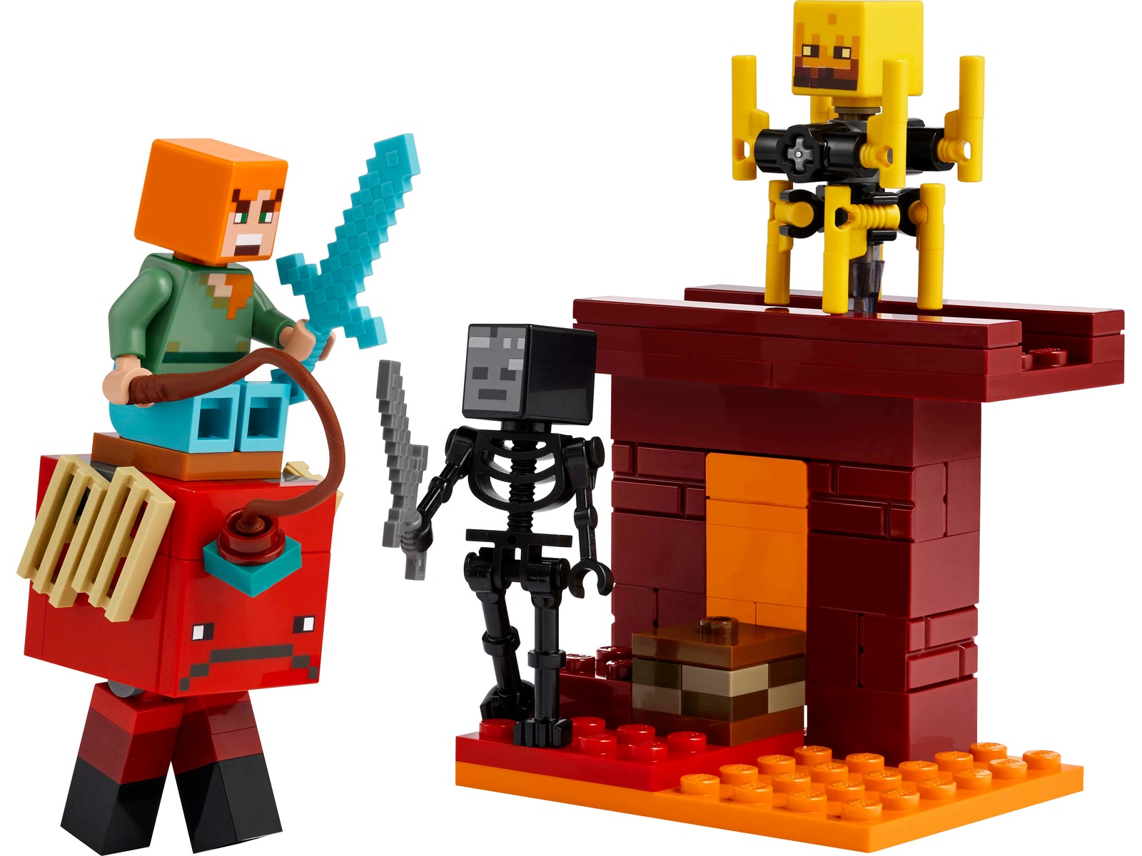 LEGO Minecraft Lavastriden i Nether 21266 LEGO