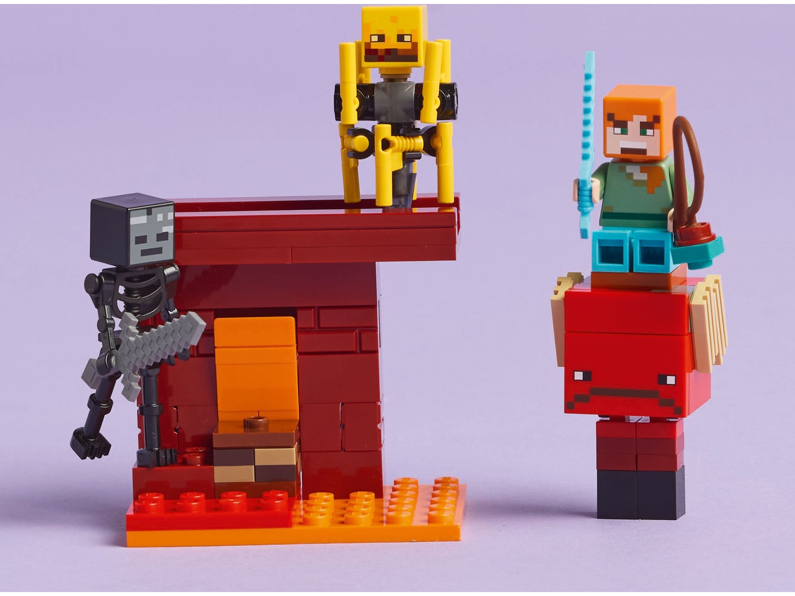 LEGO Minecraft Lavastriden i Nether 21266 LEGO