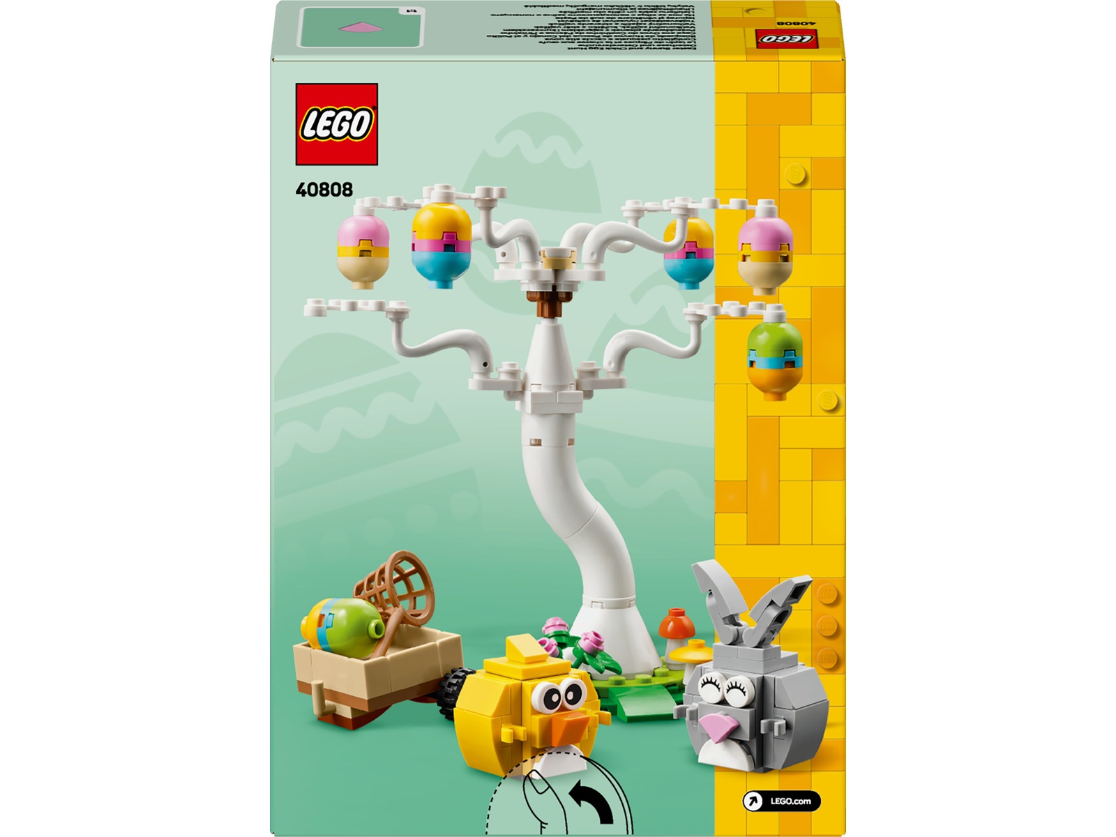 LEGO Iconic Eggjakt med påskehare og kylling 40808 LEGO