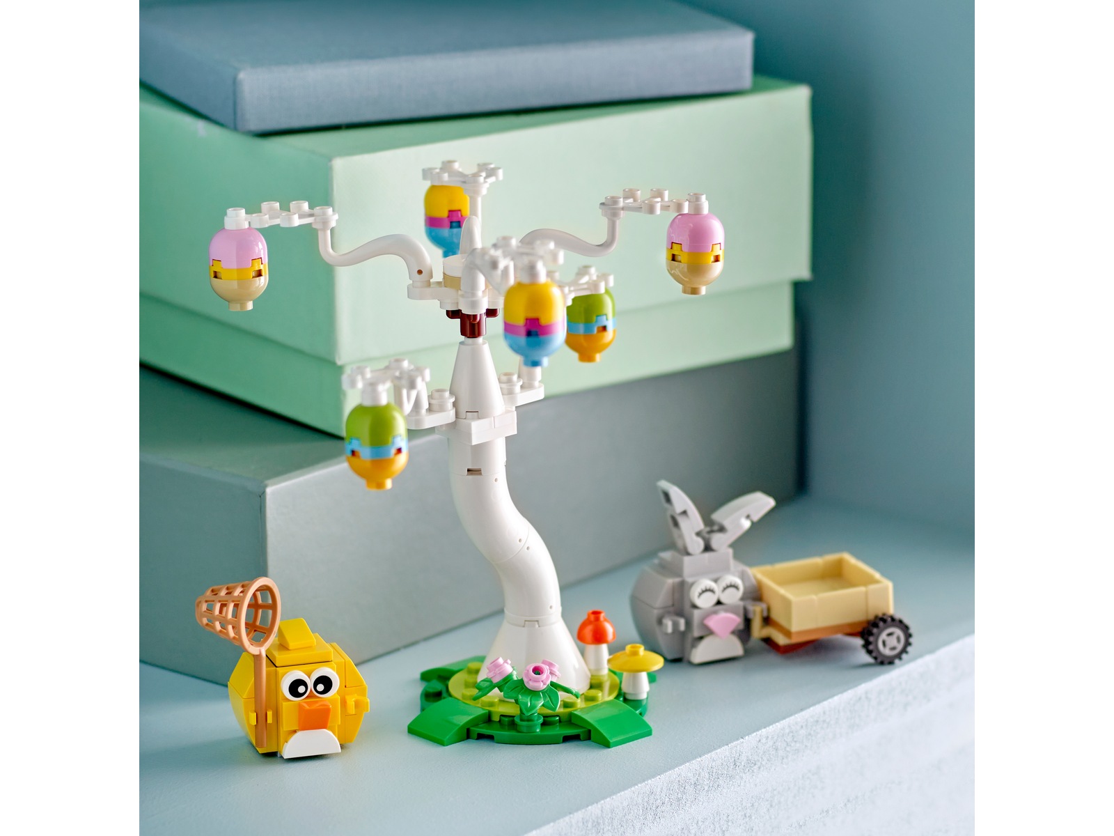 LEGO Iconic Eggjakt med påskehare og kylling 40808 LEGO