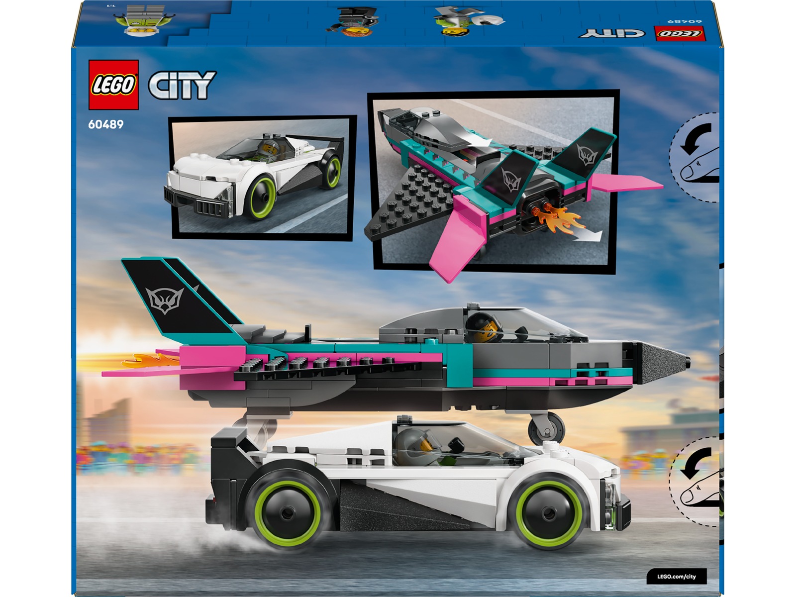 LEGO City Great Vehicles Jetplan mot bil 60489 LEGO