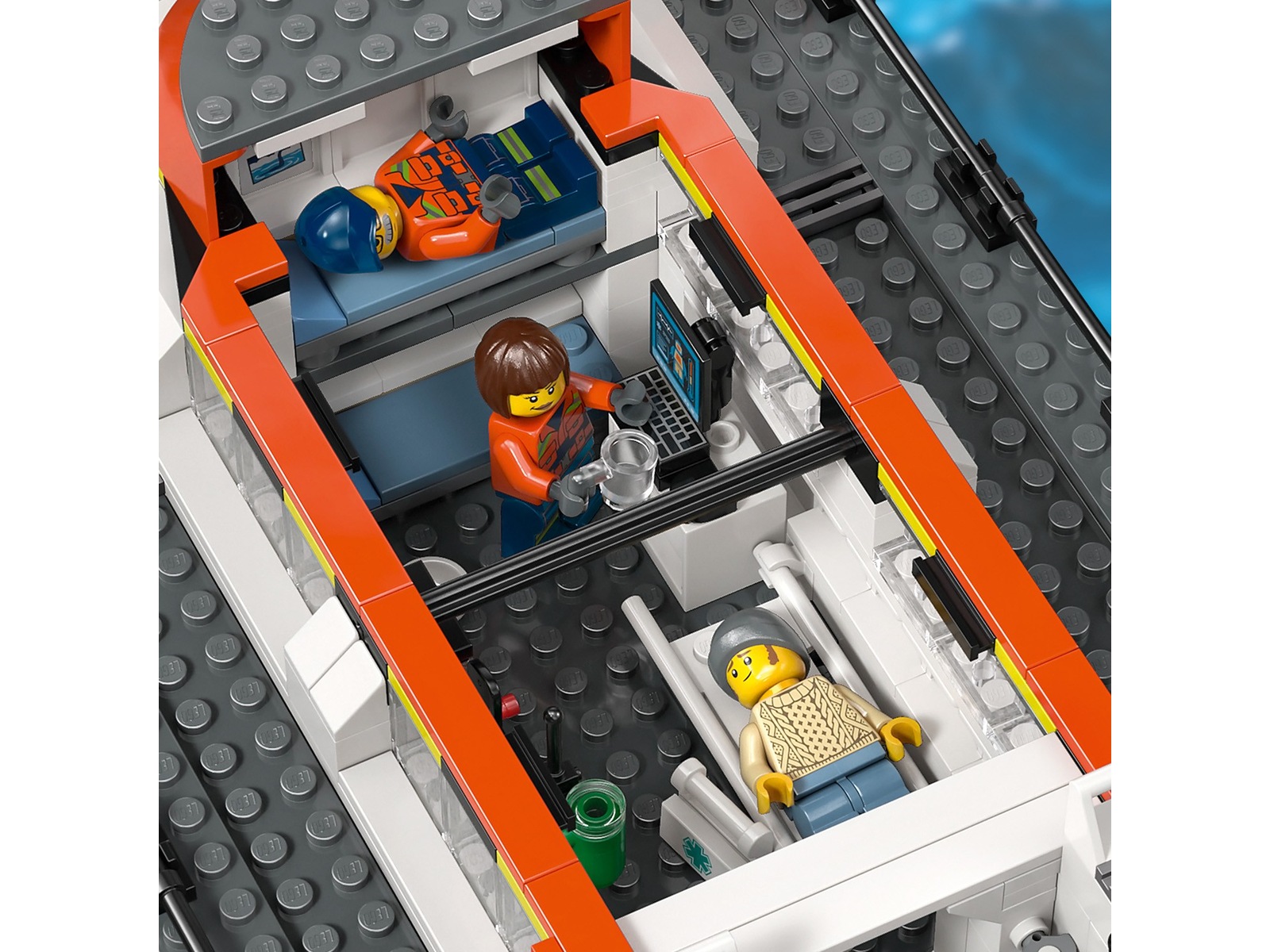 LEGO City Kystvaktens helikopter og redningsbåt 60504 LEGO