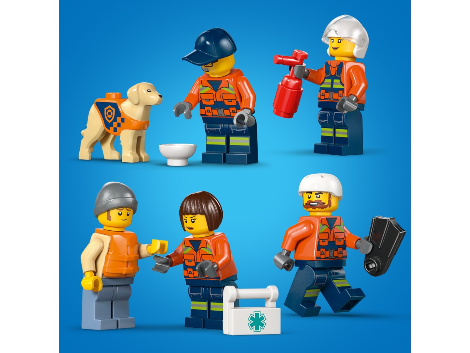 LEGO City Kystvaktens helikopter og redningsbåt 60504 LEGO
