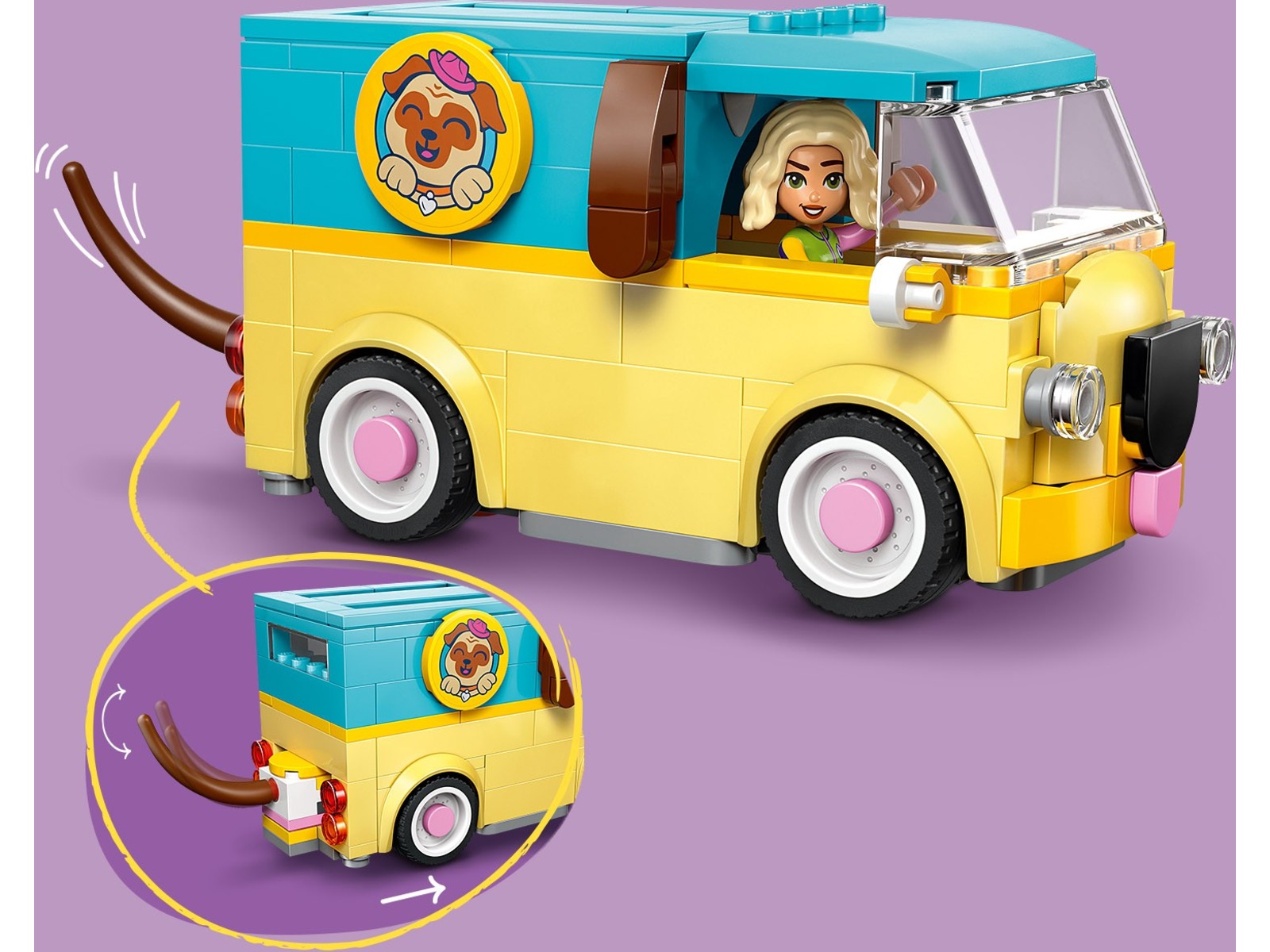 LEGO Friends Varebil med dyretilbehør 42678 LEGO