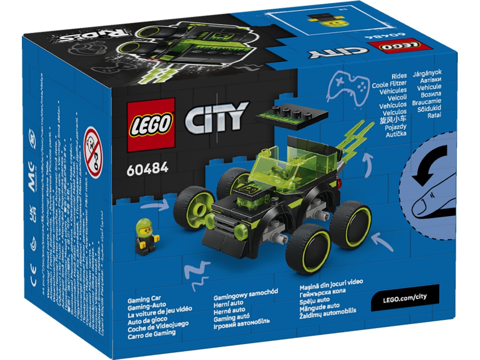 LEGO City Kjøretøy – gaming-racerbil 60484 LEGO