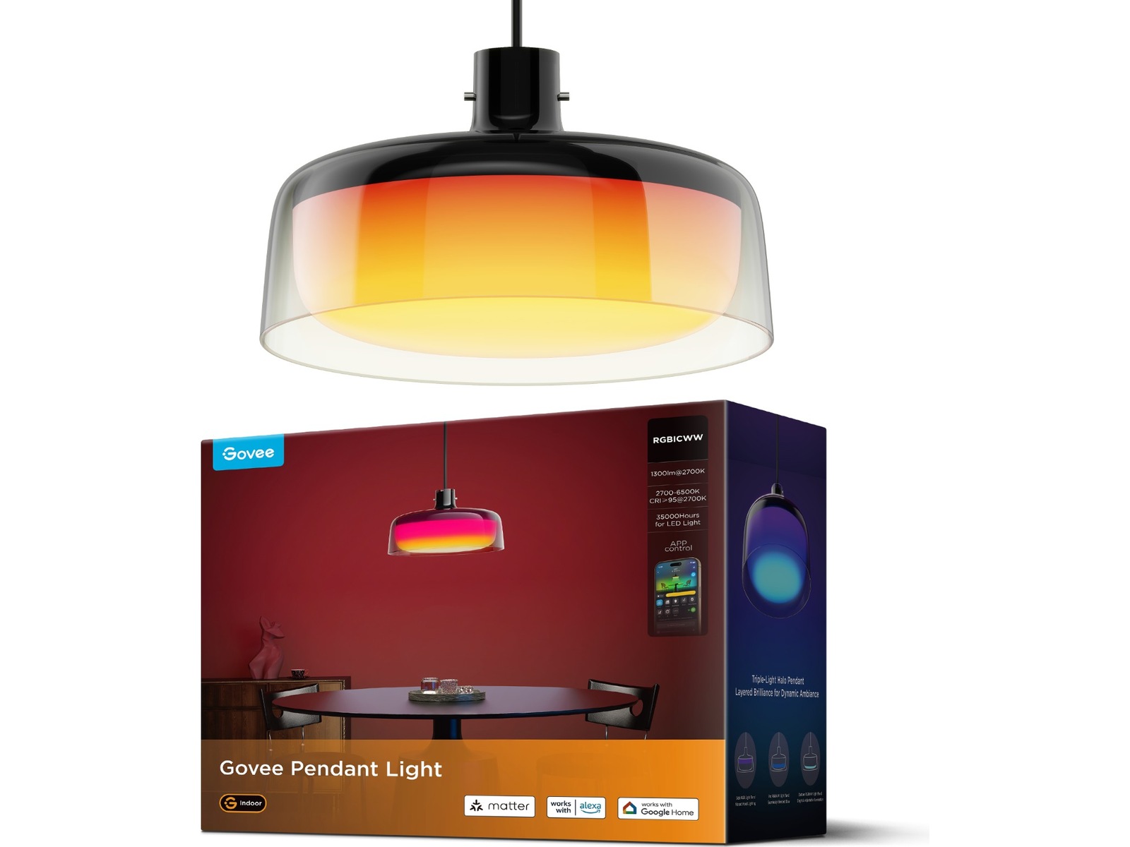 Govee Pendant Light smart taklampe Taklampe