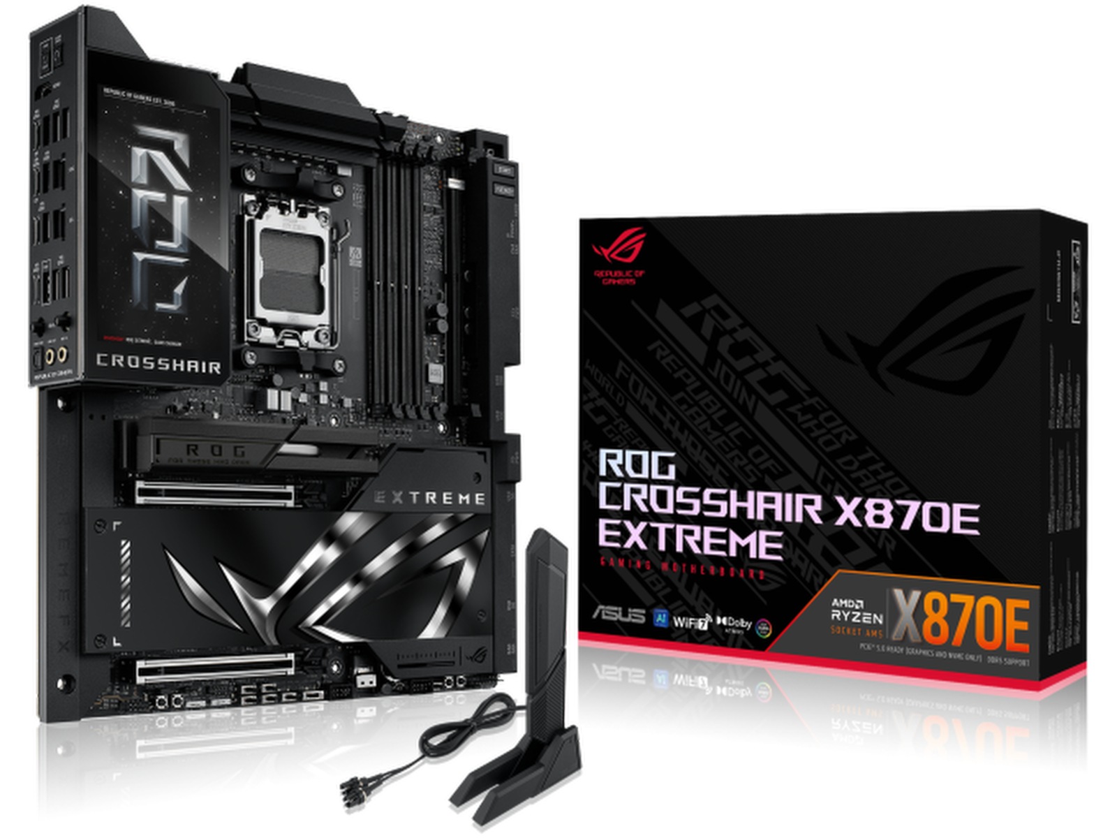 Asus ROG Crosshair X870E Extreme Hovedkort -B-Grade Demo hovedkort