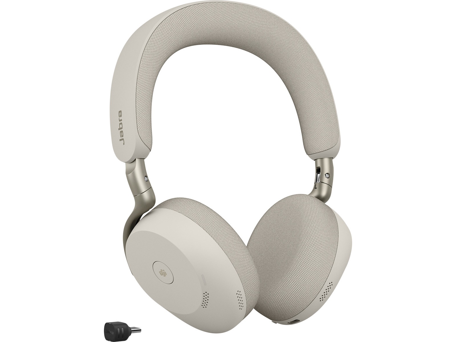Jabra Evolve3 75 Link390c MS Stereo (varm grå) Hodesett, trådløse