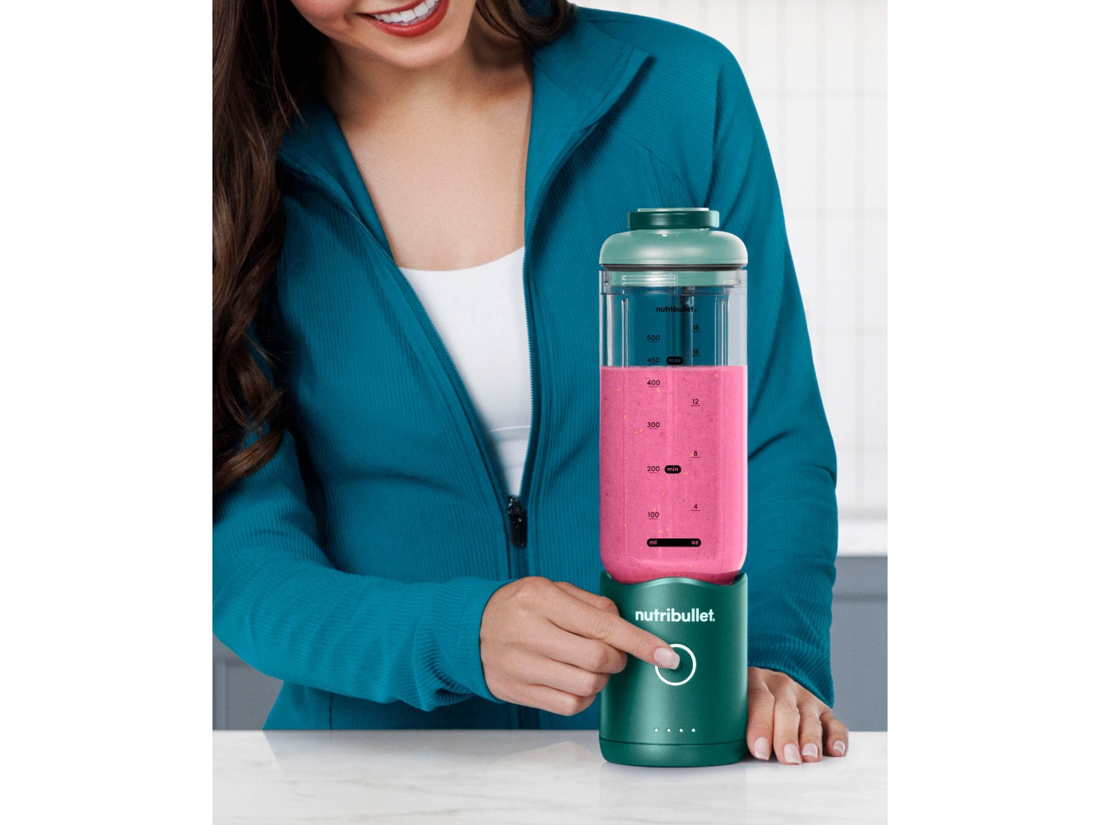 Nutribullet FLEX portabel blender NBP013 (skoggrønn) Blendere