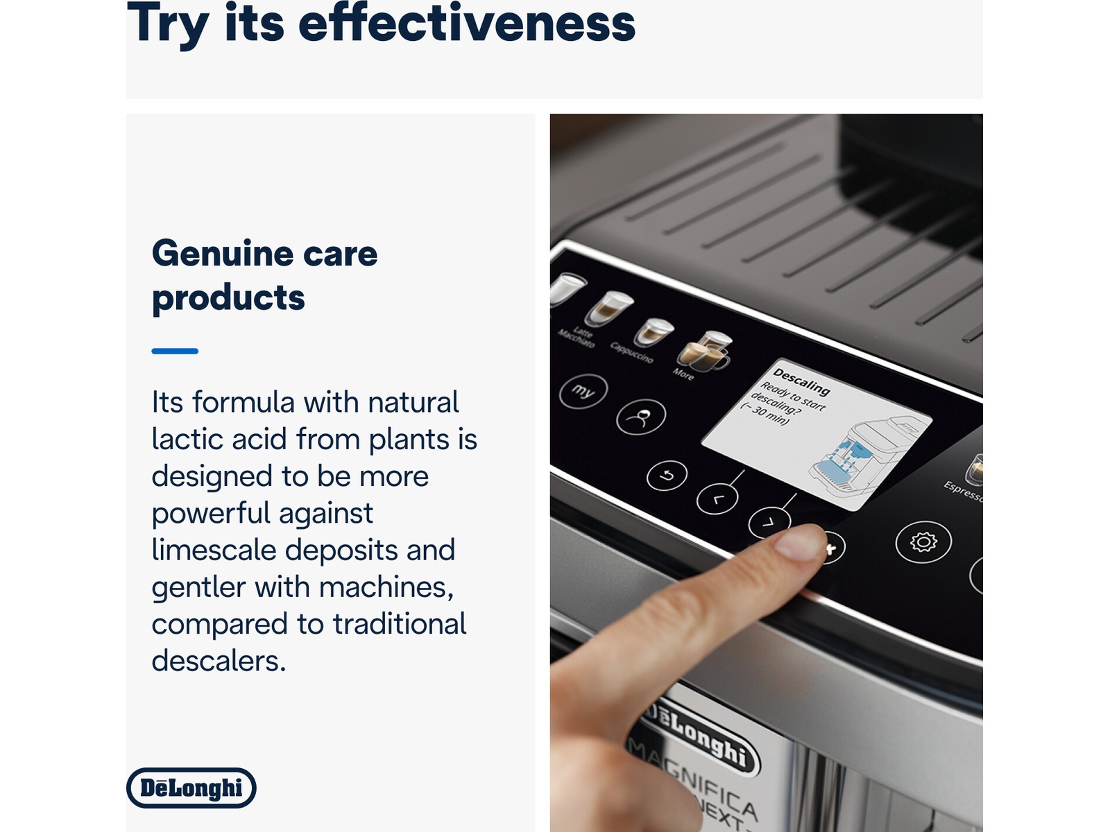 DeLonghi 200 ml DLSC202 avkalkningsmiddel Tilbehør til kaffemaskiner