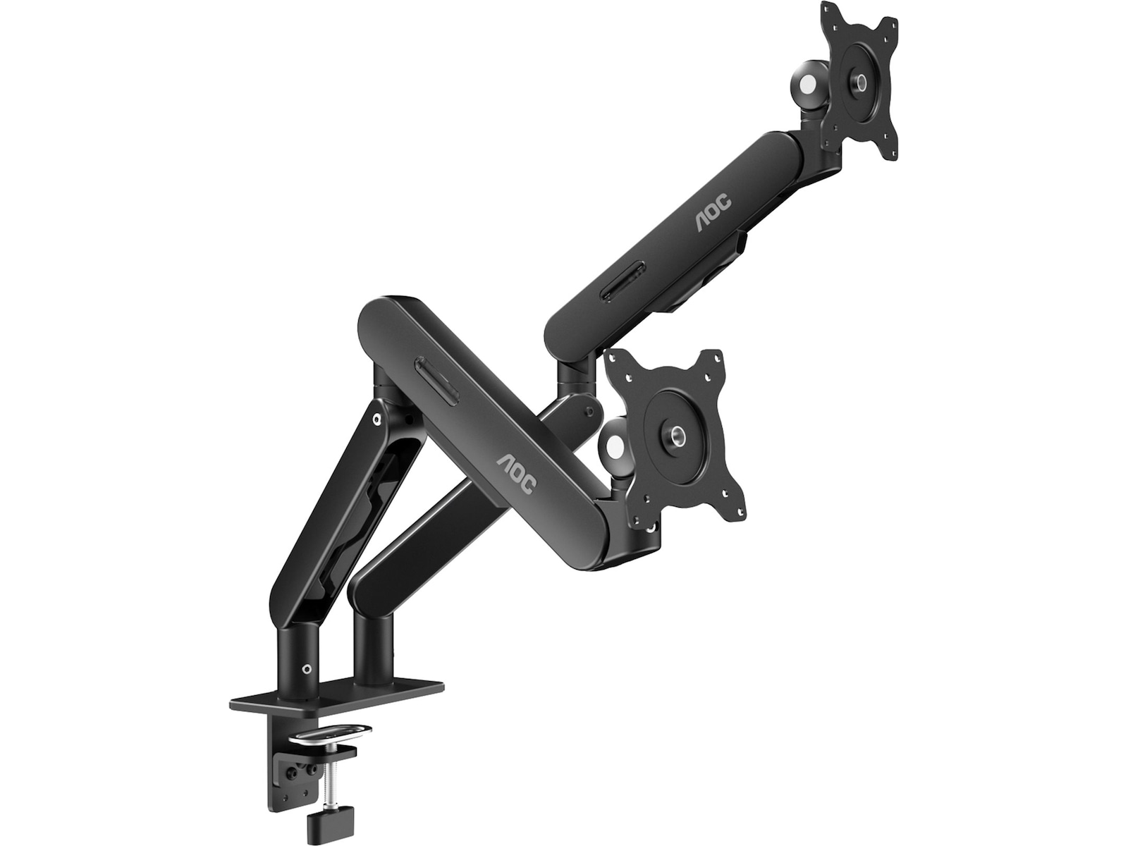 AOC AM420B dobbel monitorarm for skjerm 17-34" (sort) Bord og veggfeste