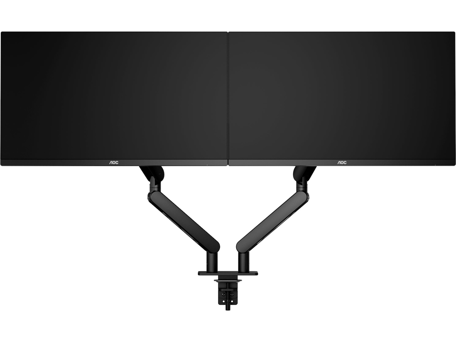 AOC AM420B dobbel monitorarm for skjerm 17-34" (sort) Bord og veggfeste