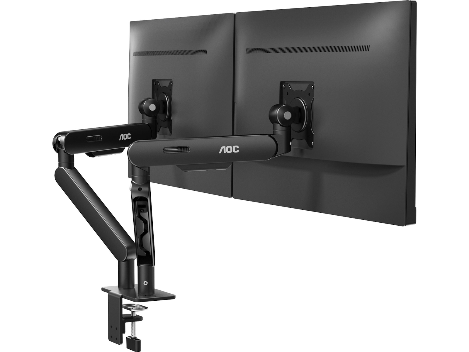 AOC AM420B dobbel monitorarm for skjerm 17-34" (sort) Bord og veggfeste