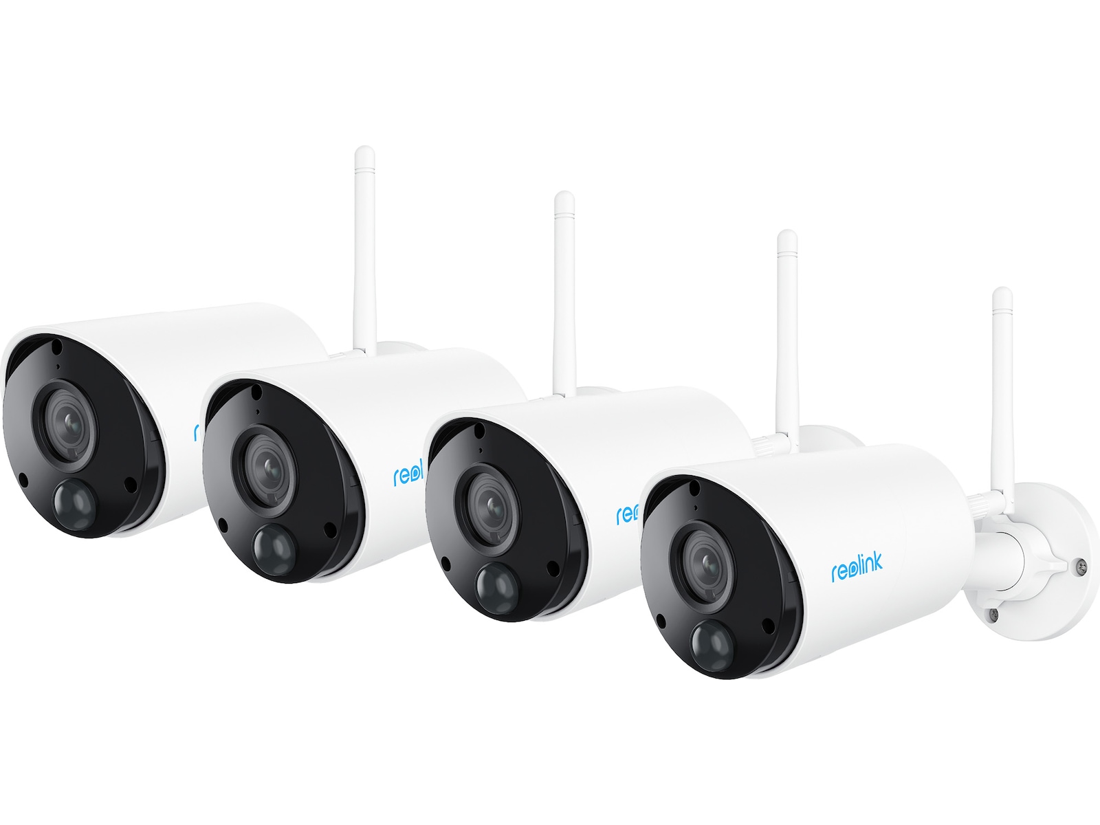 Reolink Argus Eco trådløst utendørs overvåkningskamera 4-pack Overvåkningskameraer
