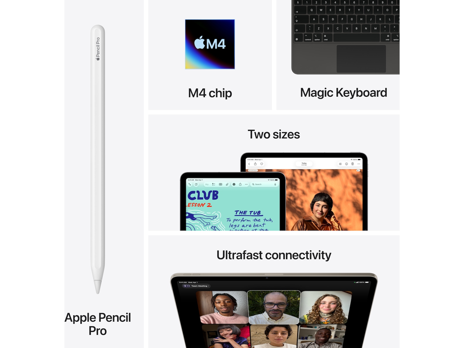iPad Air 11" (2026) Wi‑Fi + Cellular 1TB (stjerneskinn) Nettbrett / iPad