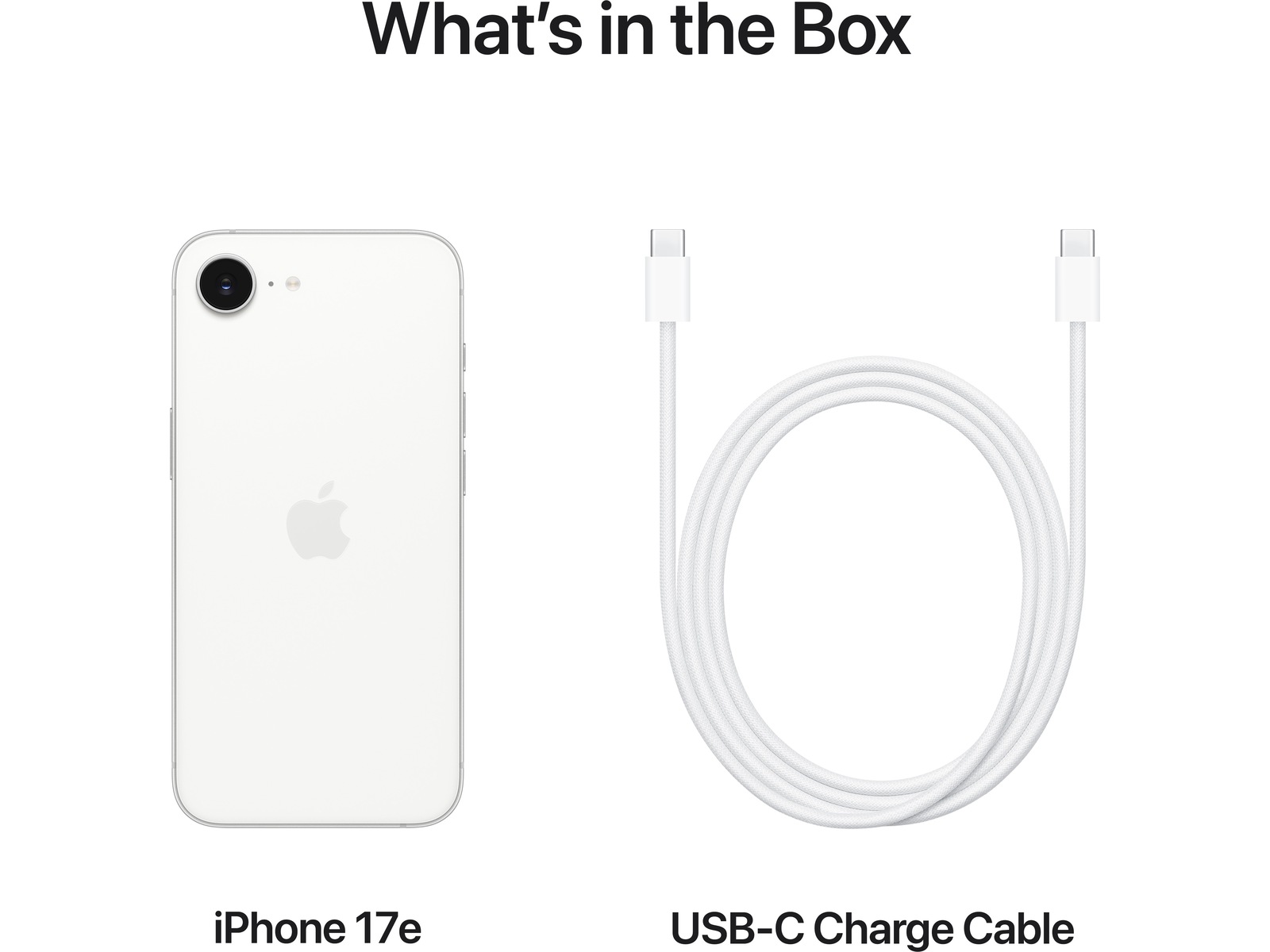 iPhone 17e 256GB (hvit) Mobiltelefoner