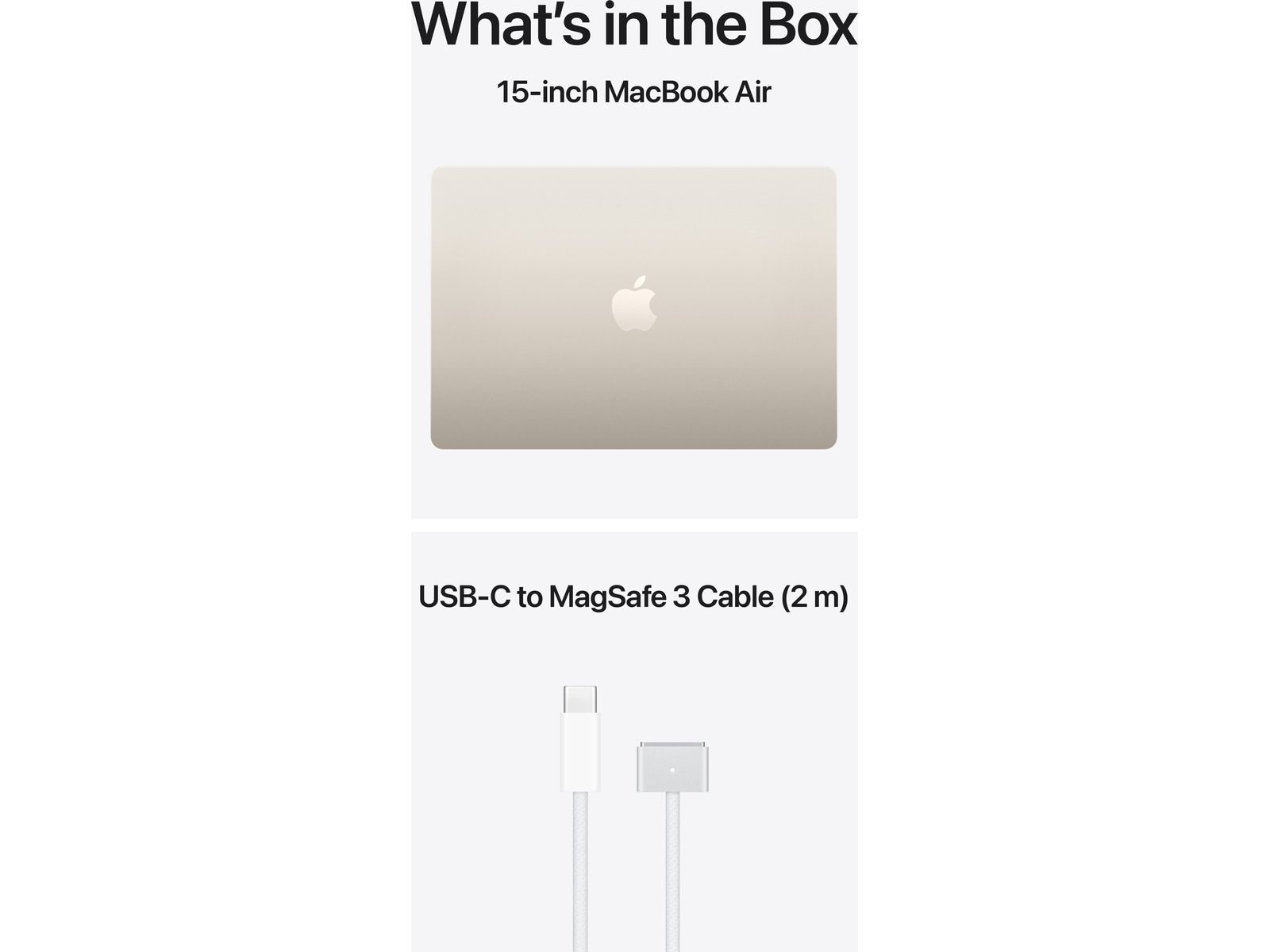 MacBook Air 15" M5 (2026) 1TB (stjerneskinn) PC - Bærbar / laptop