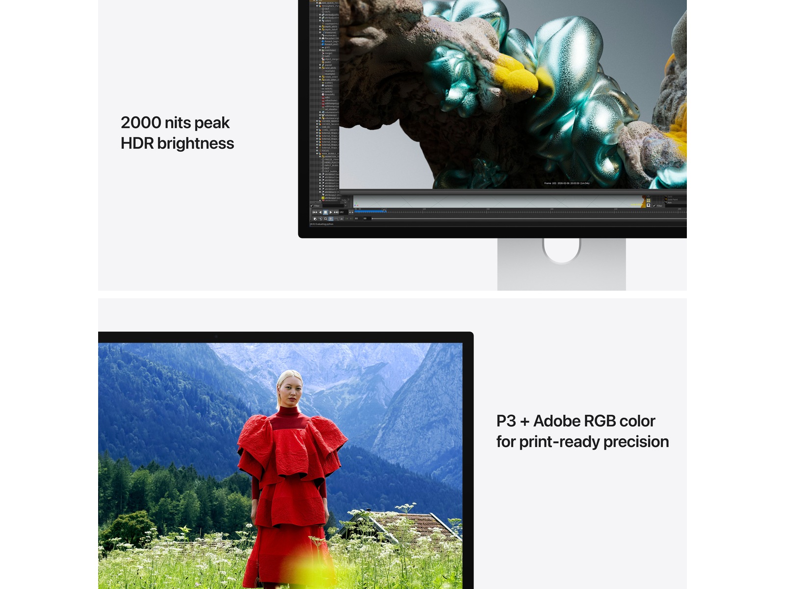 Apple Studio Display XDR (2026) Standard Glass - VESA-feste (uten stativ) Skjermer