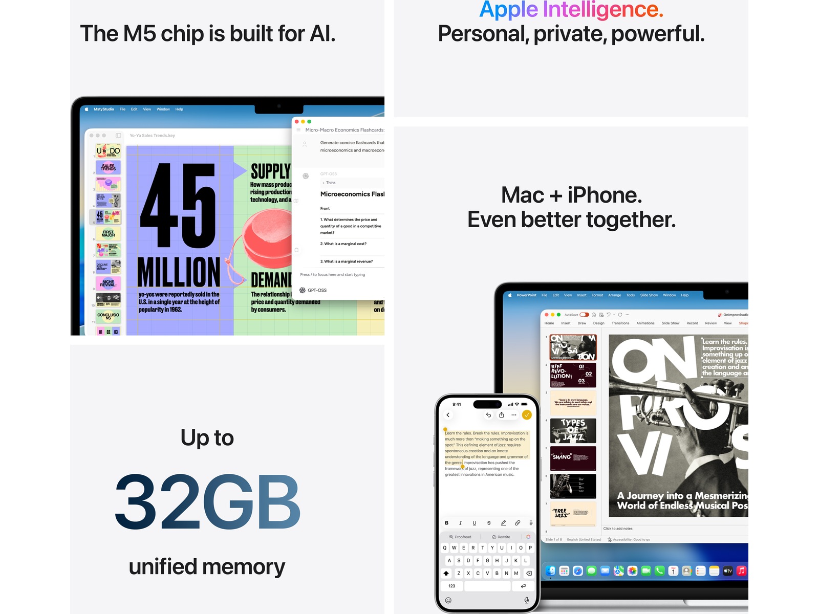 MacBook Air 15" M5 (2026) 1TB (midnatt) PC - Bærbar / laptop