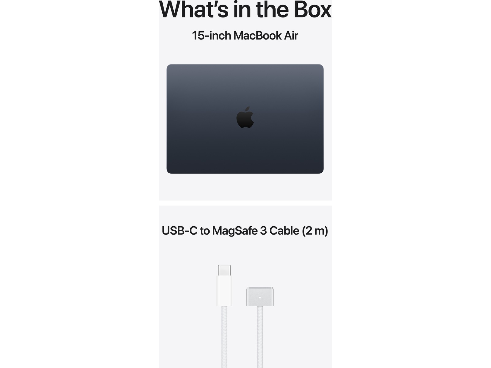 MacBook Air 15" M5 (2026) 1TB (midnatt) PC - Bærbar / laptop